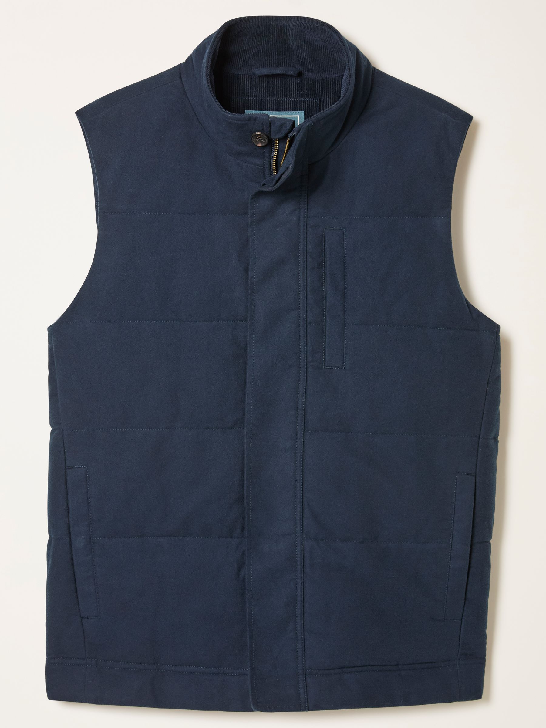 Navy Moleskin Gilet - Image 7 of 7