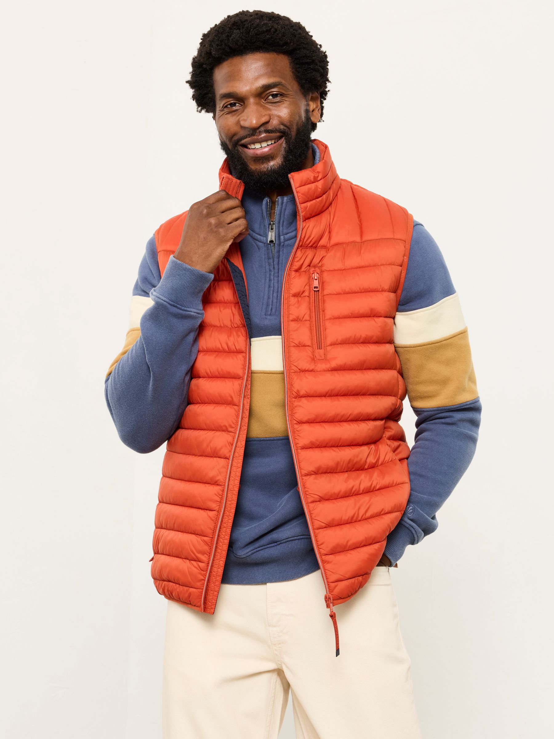 Dartmouth Orange Padded Gilet - Image 1 of 6 Dartmouth Orange Padded Gilet - Image 1 of 6