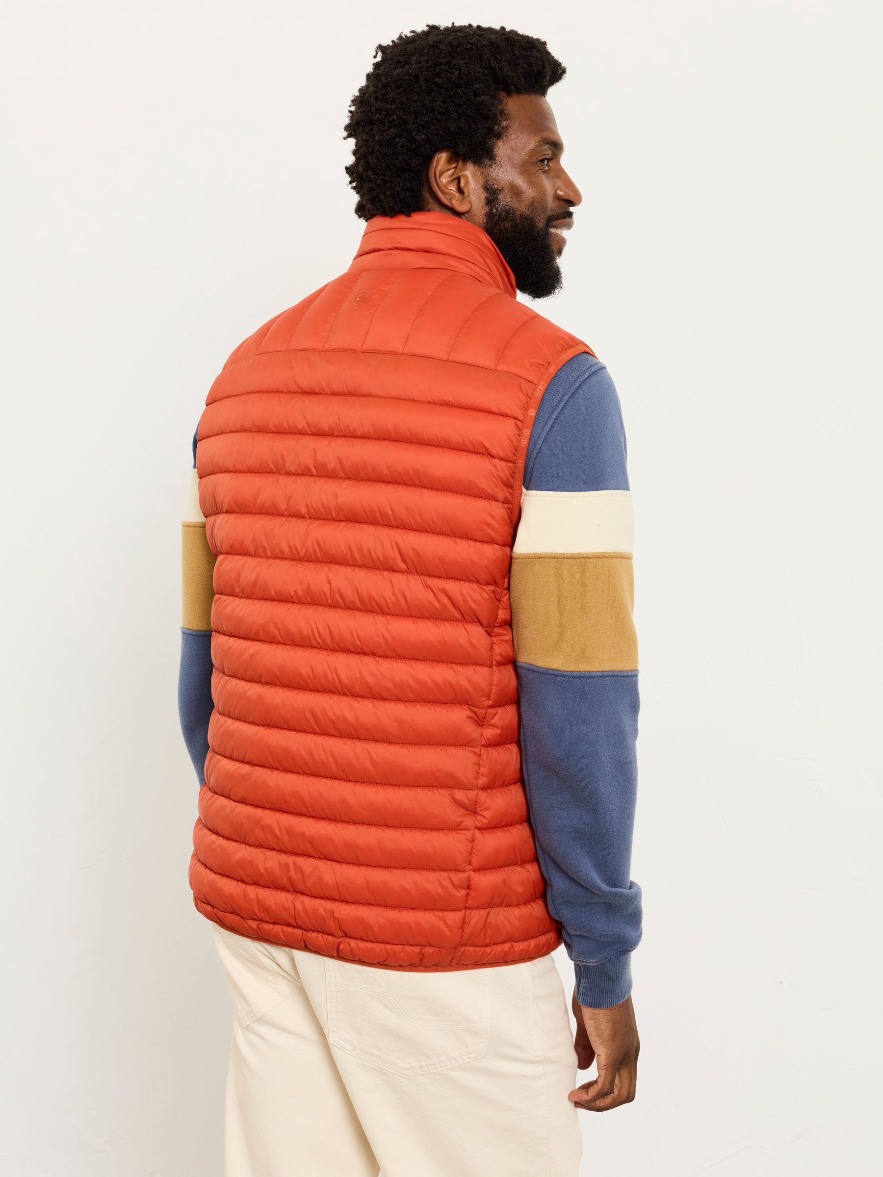 Dartmouth Orange Padded Gilet - Image 2 of 6