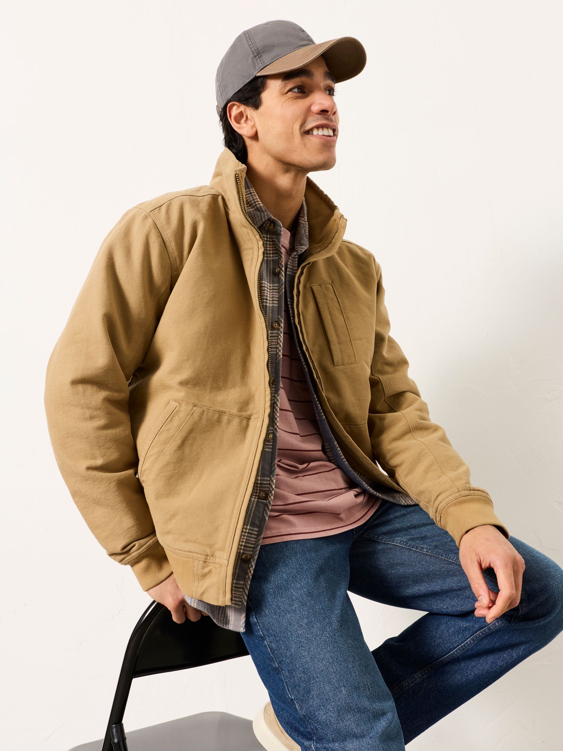 Harrington Stone Bomber Jacket - Image 7 of 9
