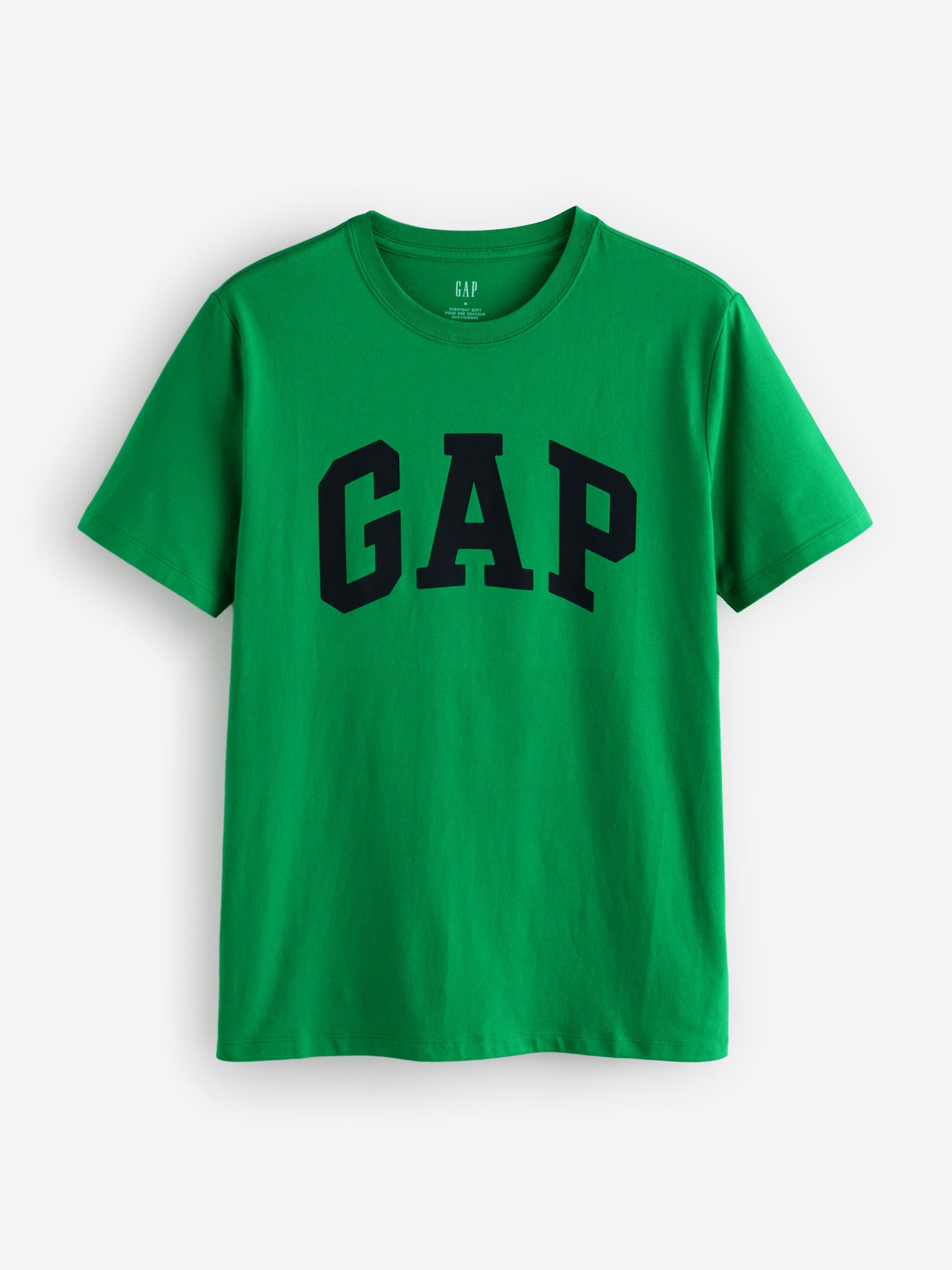 Dark Green Everyday Logo 100% Cotton Crew Neck Short Sleeve T-Shirt - Image 1 of 5