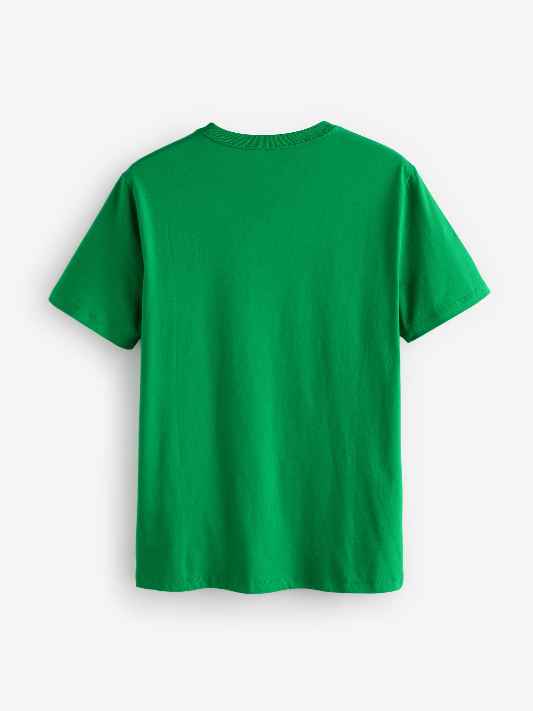 Dark Green Everyday Logo 100% Cotton Crew Neck Short Sleeve T-Shirt - Image 2 of 5