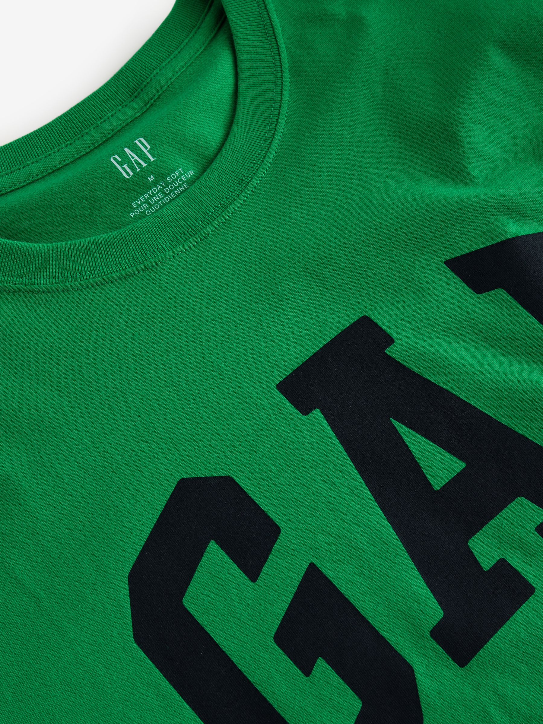Dark Green Everyday Logo 100% Cotton Crew Neck Short Sleeve T-Shirt - Image 3 of 5