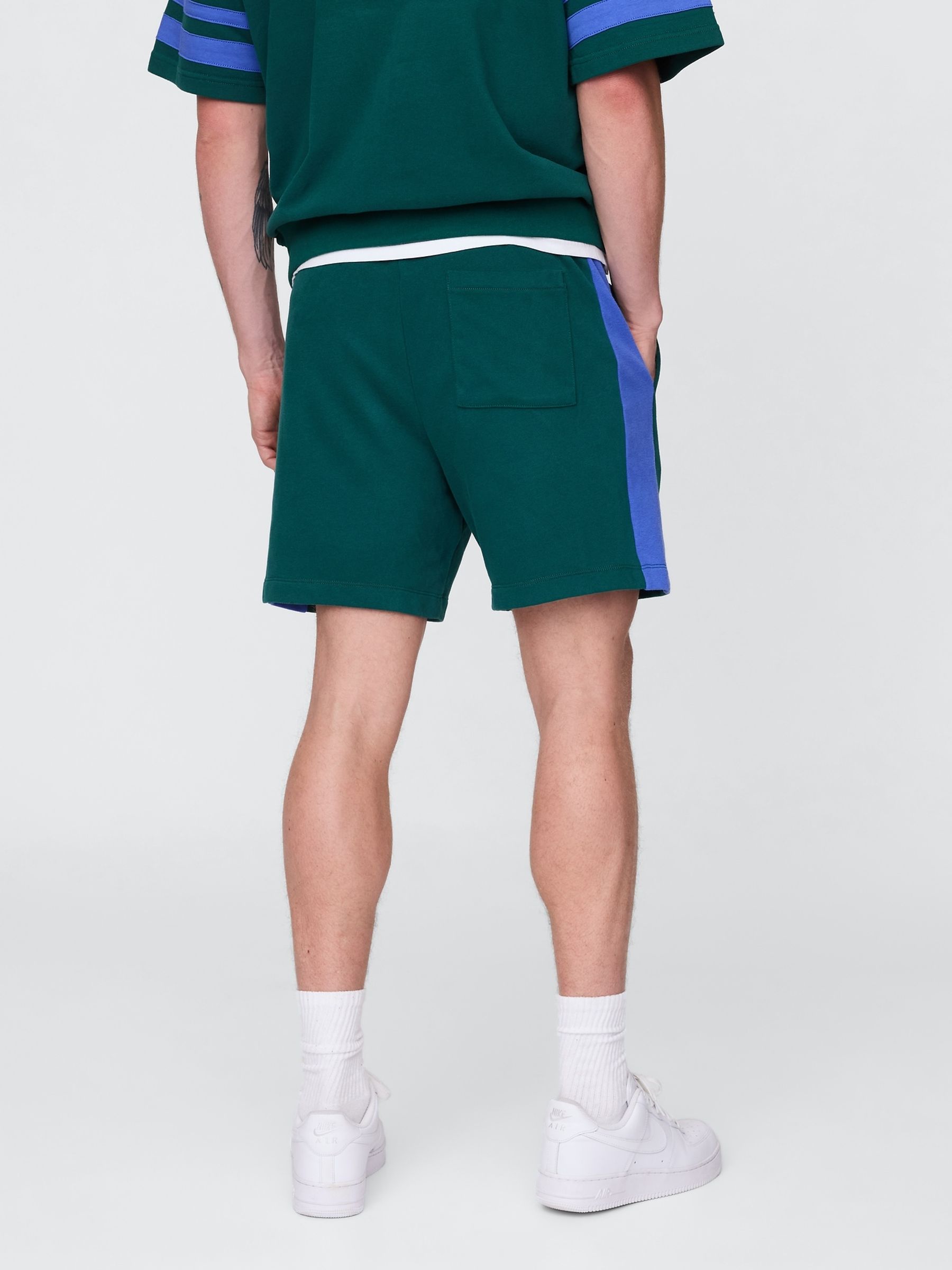 Green VintageSoft Sweat Shorts - Image 2 of 5