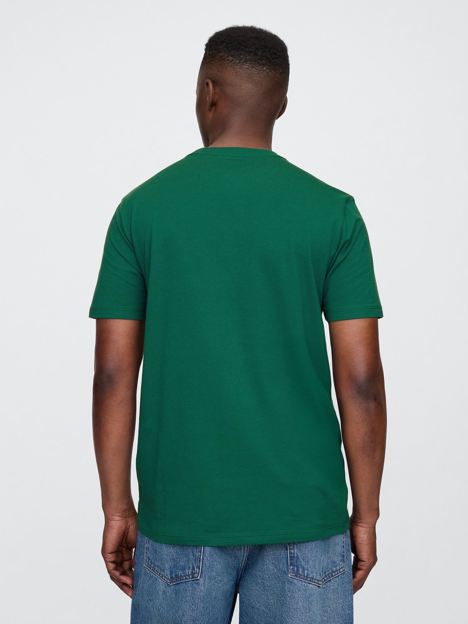 Green Everyday Soft Logo T-Shirt - Image 2 of 5