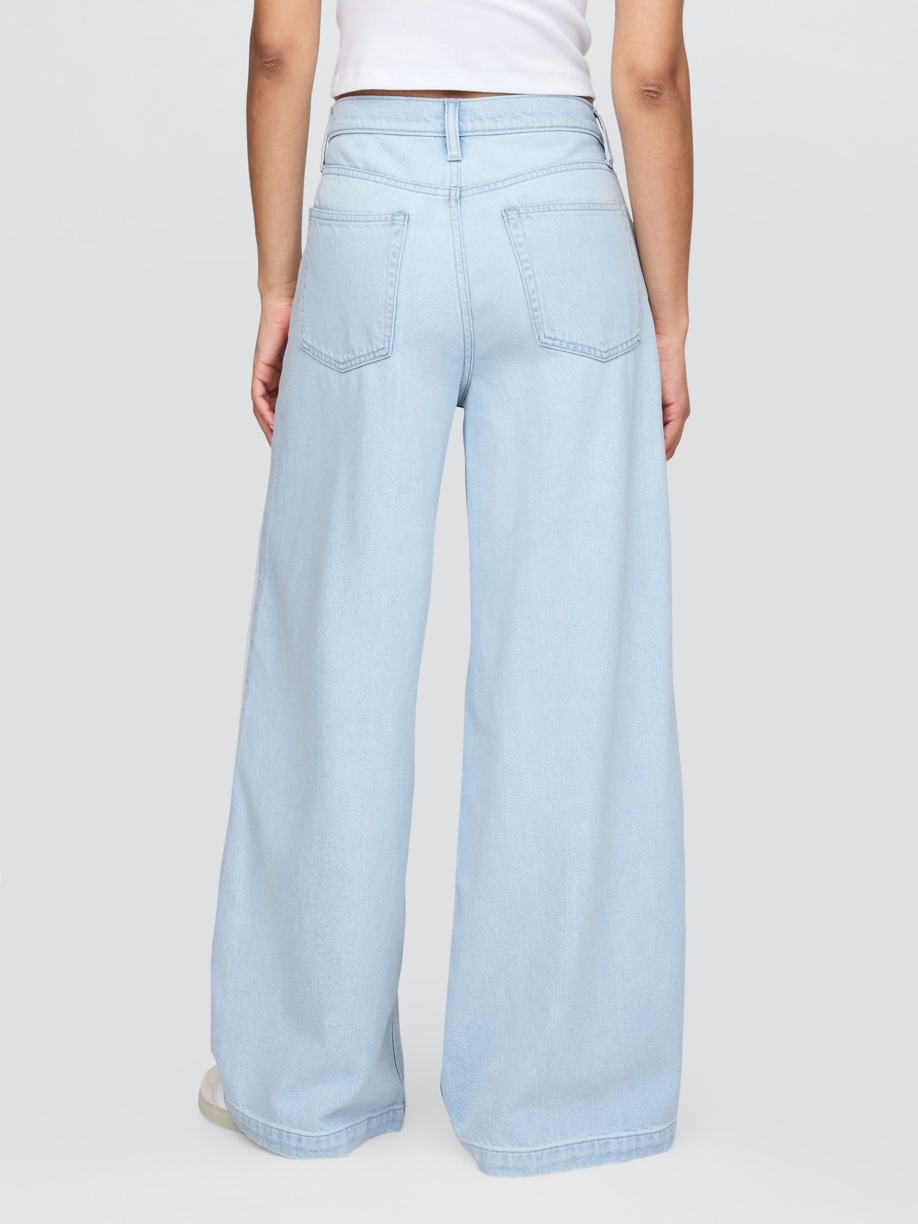 Blue Mid Rise UltraSoft Baggy Jeans - Image 2 of 6