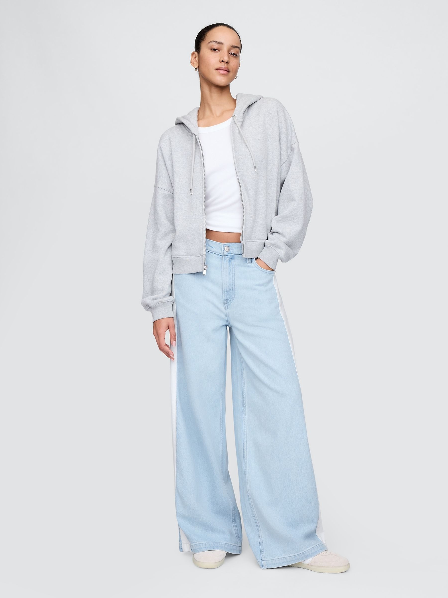 Blue Mid Rise UltraSoft Baggy Jeans - Image 4 of 6