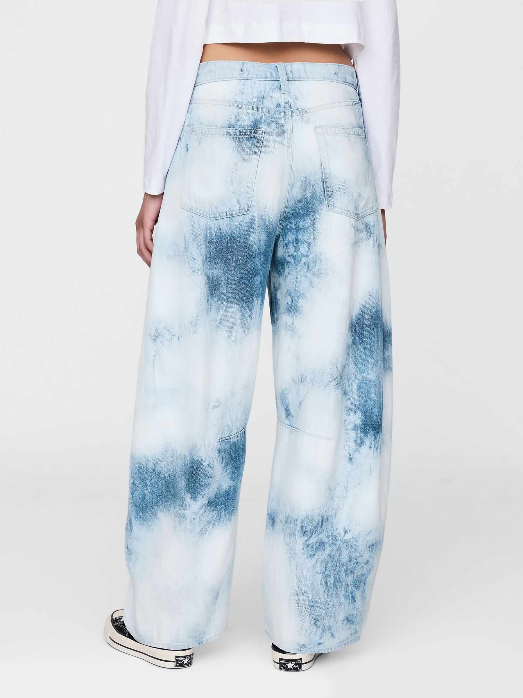 Blue High Waisted UltraSoft Horseshoe Jeans - Image 2 of 9
