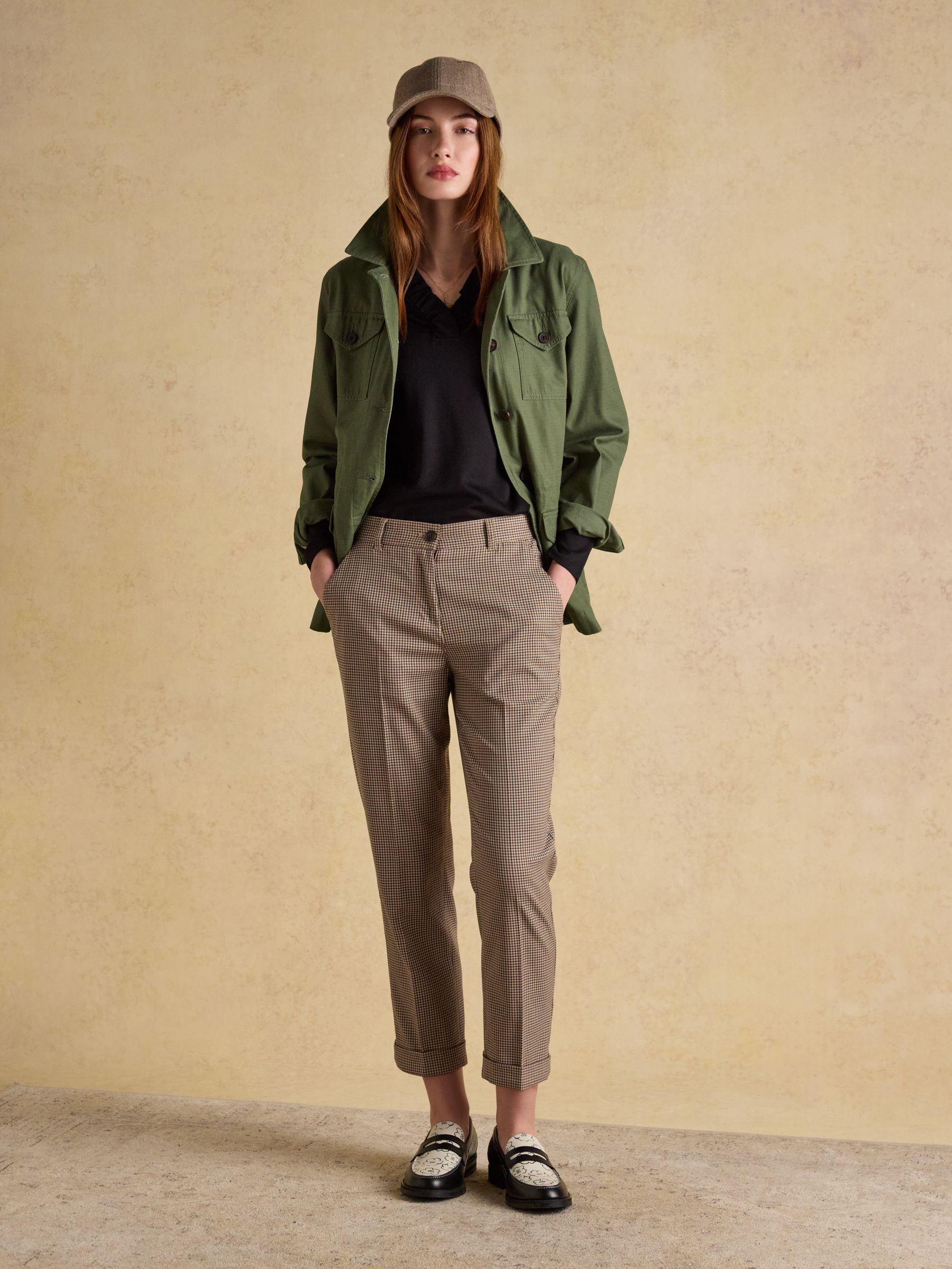 Heidi Black Frill Neck Jersey Top - Image 4 of 6