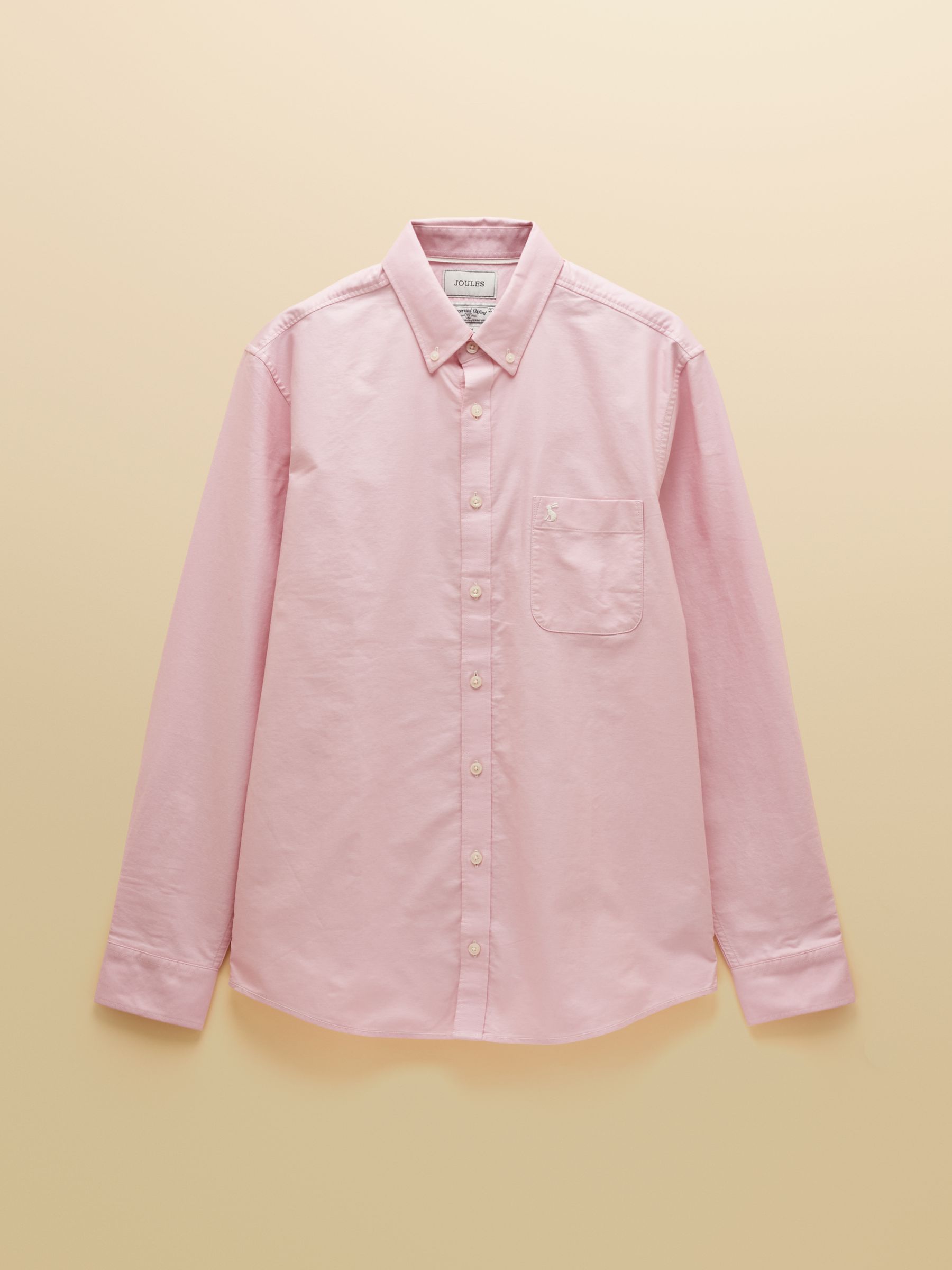 Oxford Classic Fit Pink Long Sleeve Cotton Shirt - Image 10 of 10 Oxford Classic Fit Pink Long Sleeve Cotton Shirt - Image 10 of 10