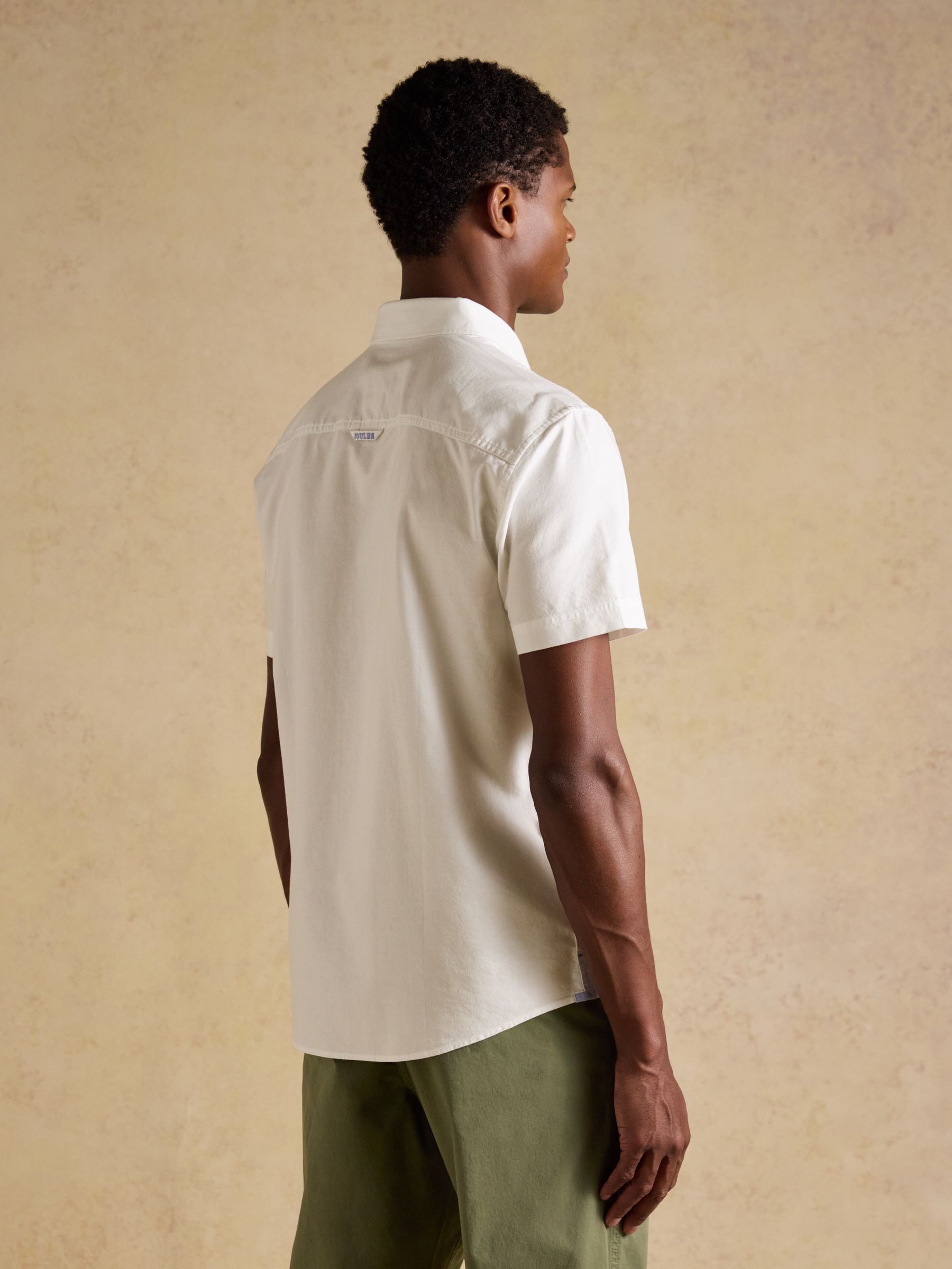 Oxford White Short Sleeve Classic Fit Cotton Shirt - Image 2 of 8