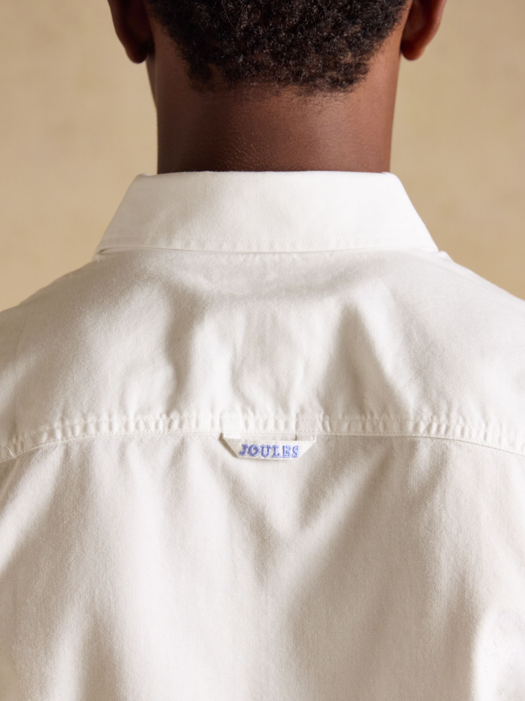Oxford White Short Sleeve Classic Fit Cotton Shirt - Image 6 of 8