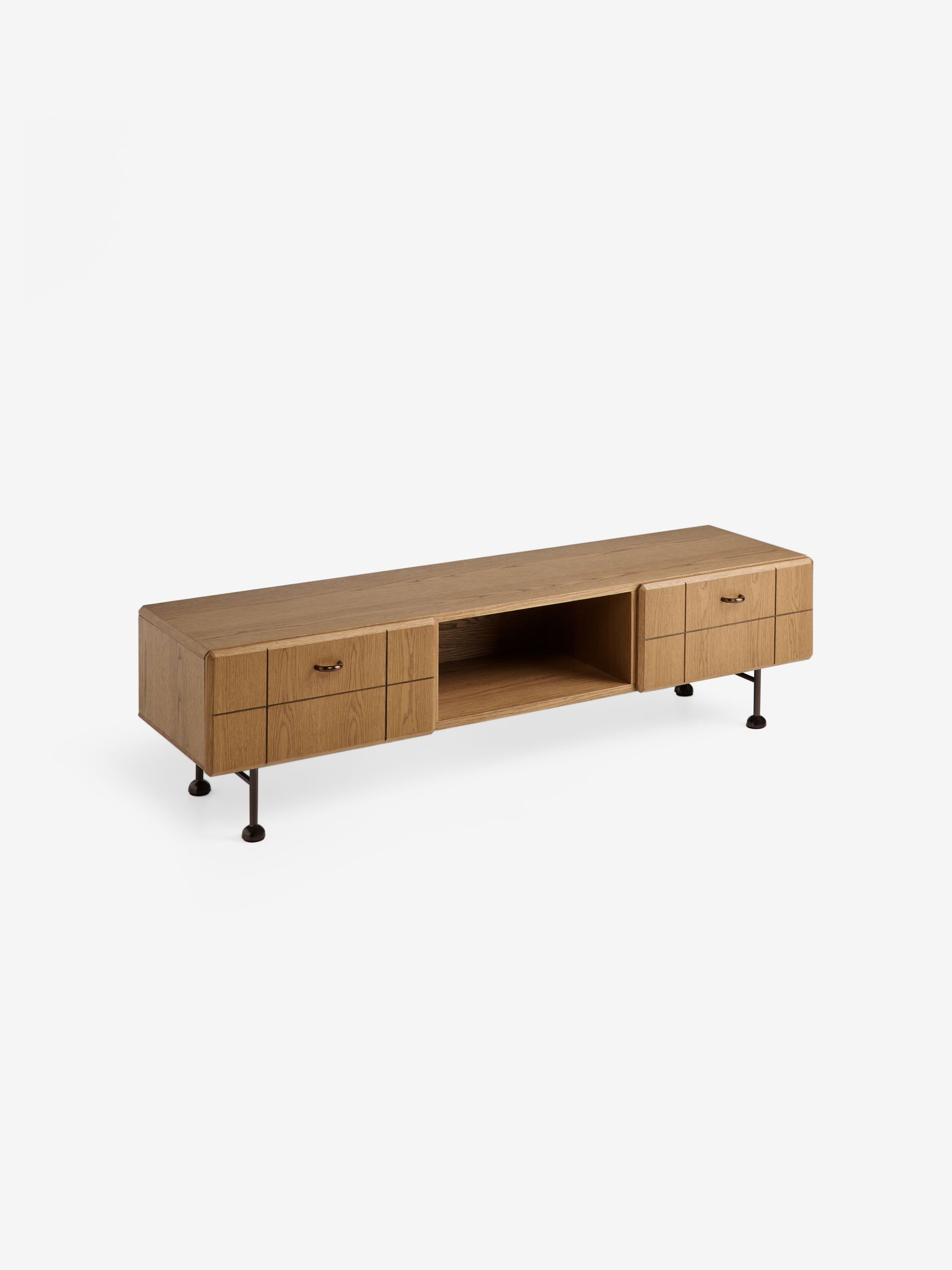 Corin Up to 55 Inch Wide TV Unit in Oak - Image 8 of 8