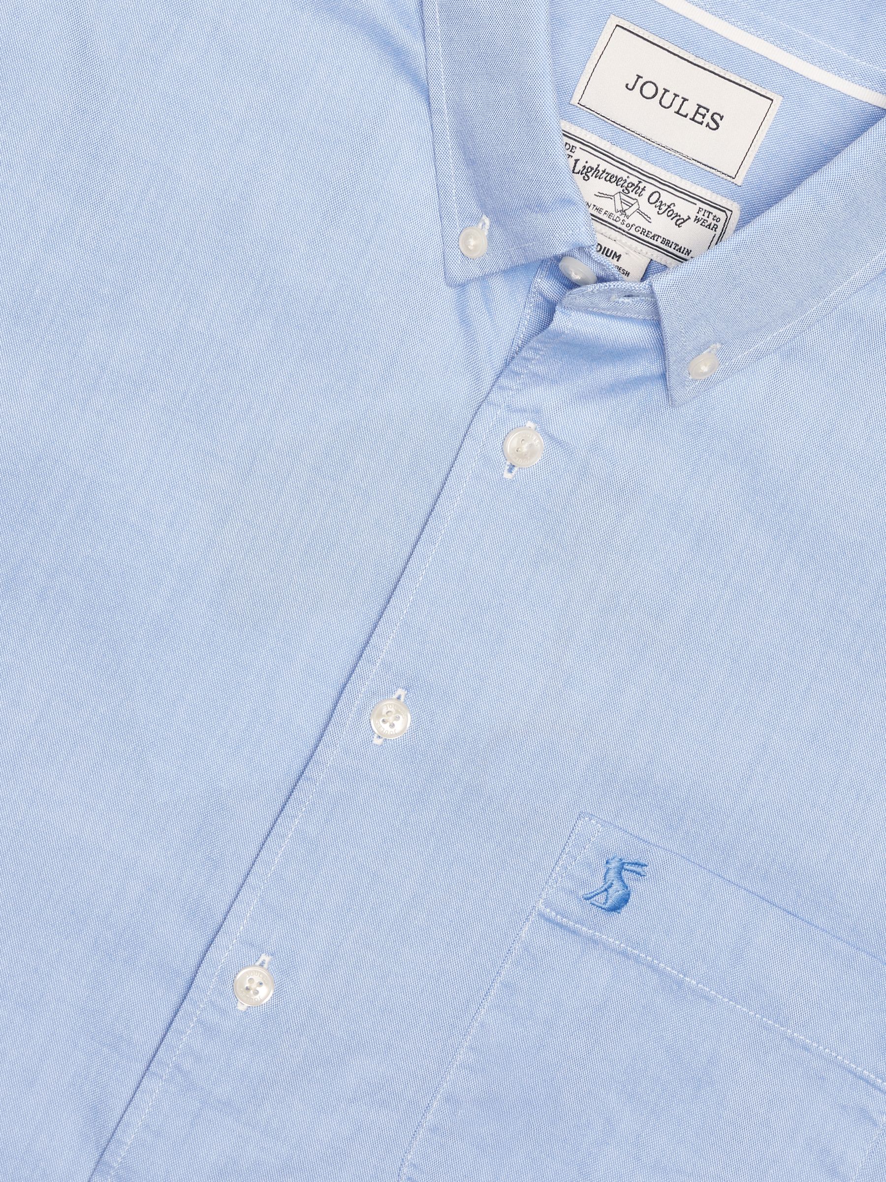 Oxford Blue Short Sleeve Classic Fit Cotton Shirt - Image 2 of 9