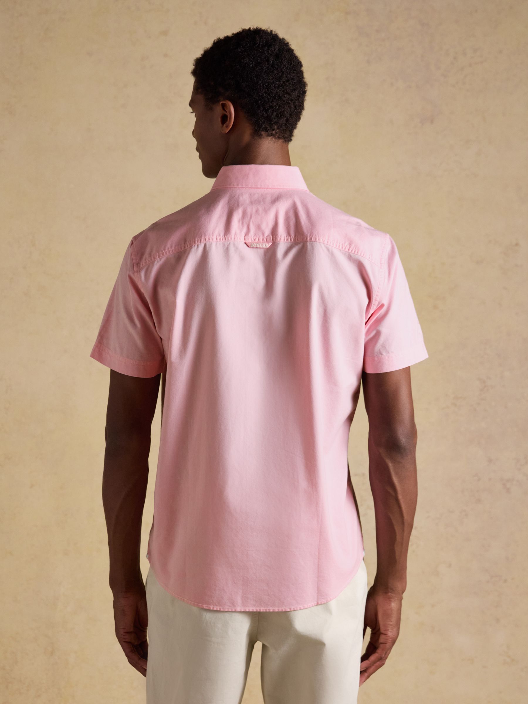 Oxford Pink Short Sleeve Classic Fit Cotton Shirt - Image 2 of 7