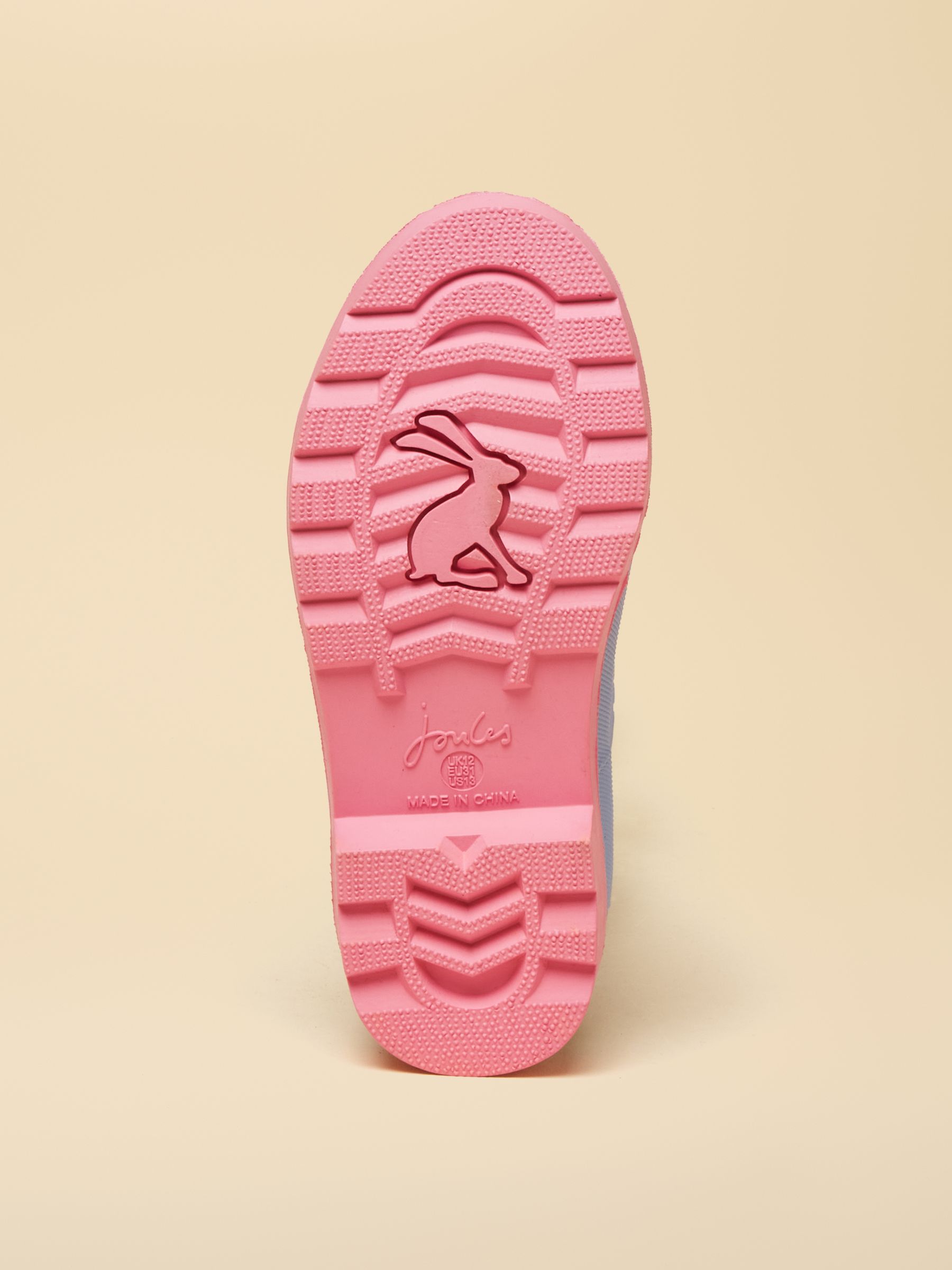 Kids' Blue Horse Printed Wellies - Image 4 of 6