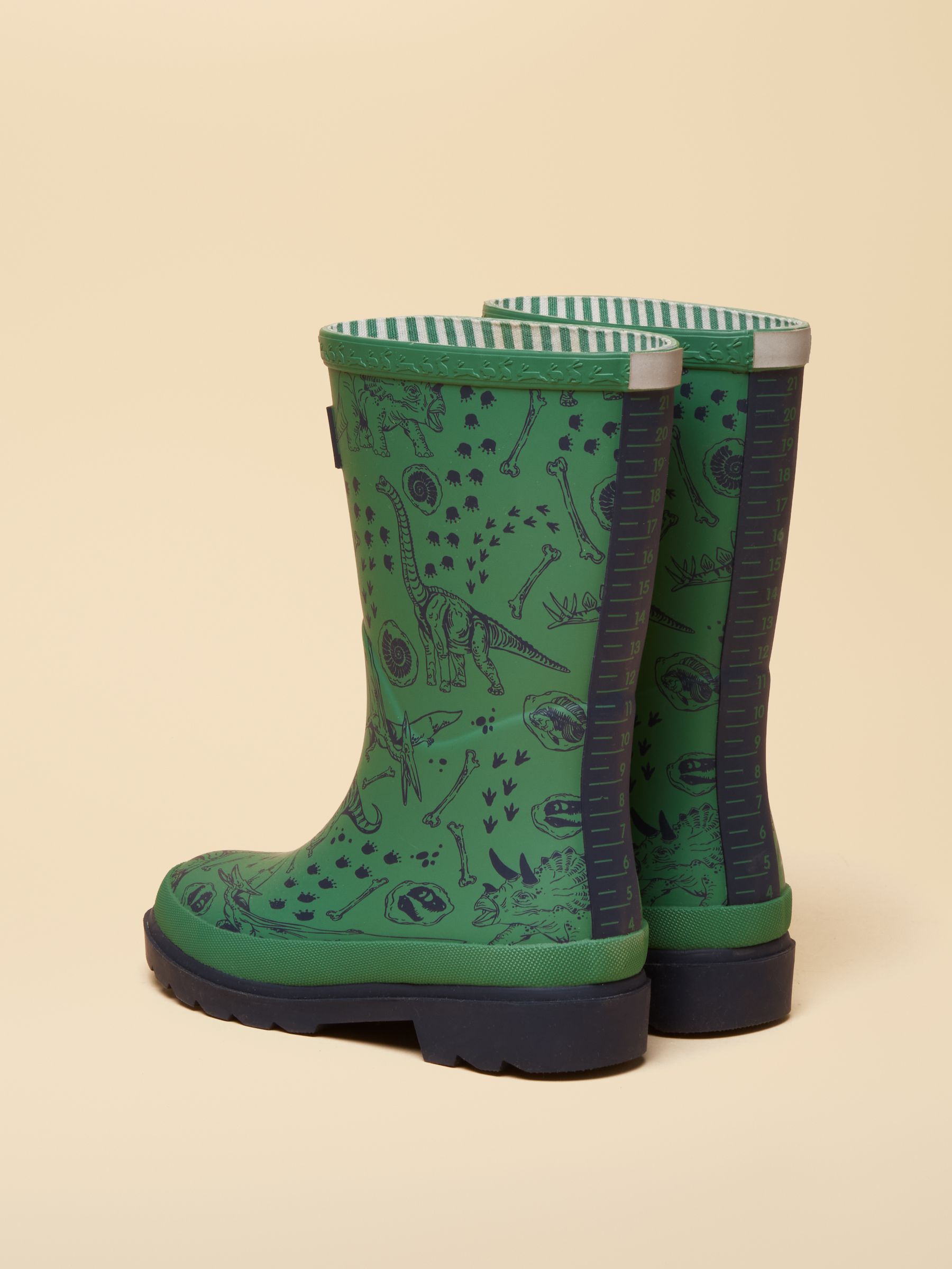 Kids' Green Dino Welly Print - Image 2 of 6