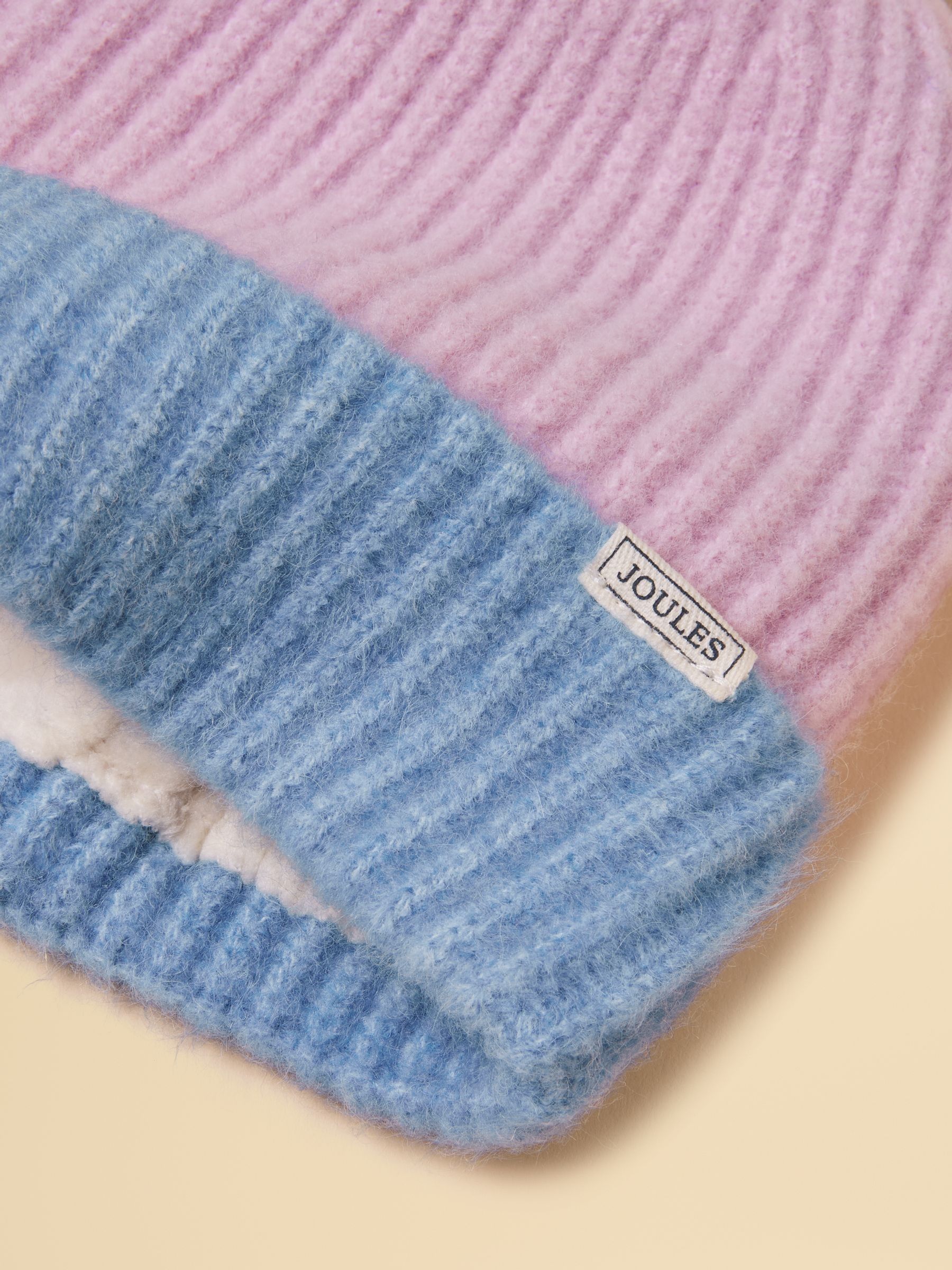 Explorer Lilac Blue Bobble Beanie - Image 3 of 3