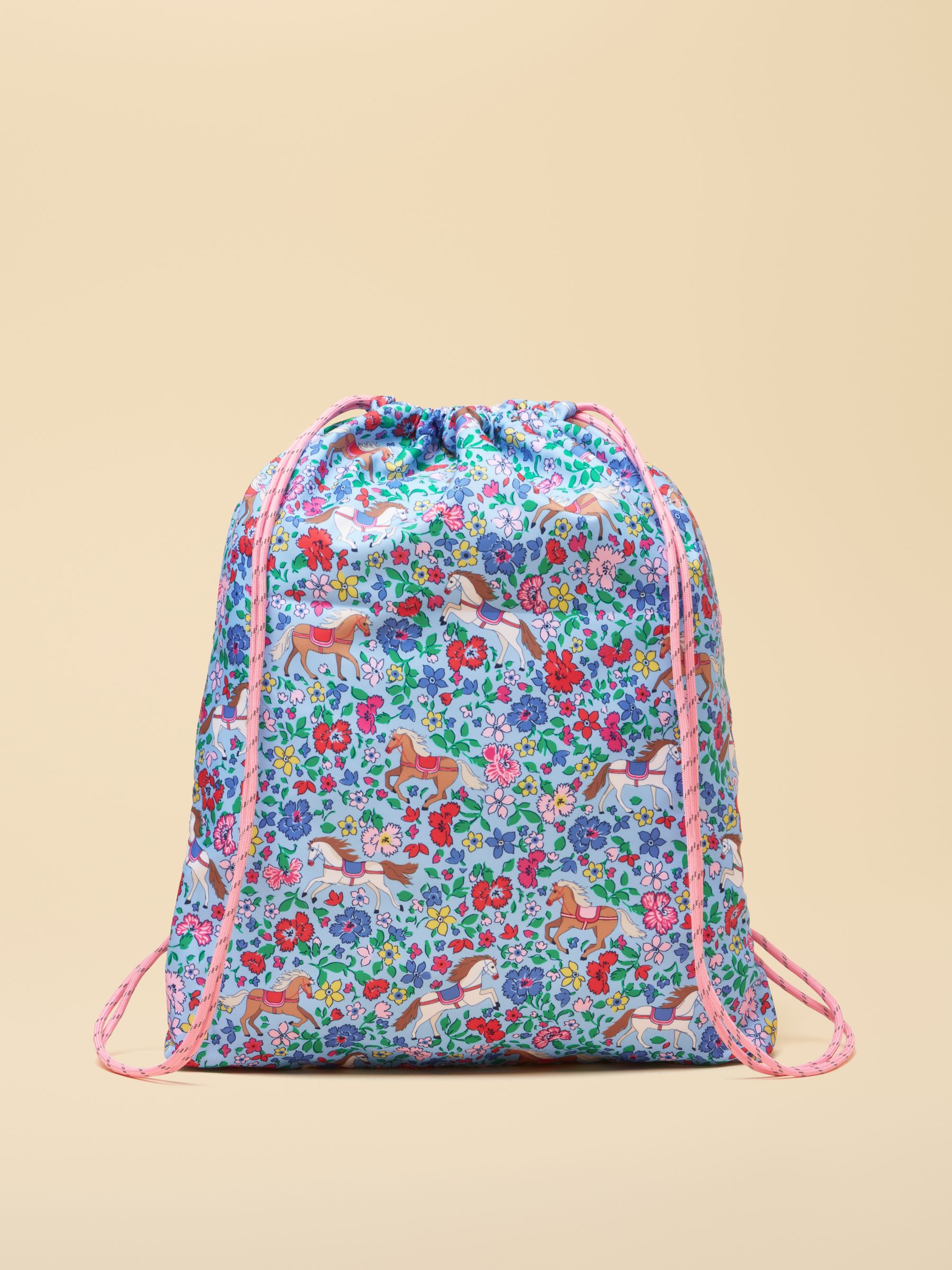 Adventurer Blue Horse Printed Drawstring Bag - Image 2 of 4