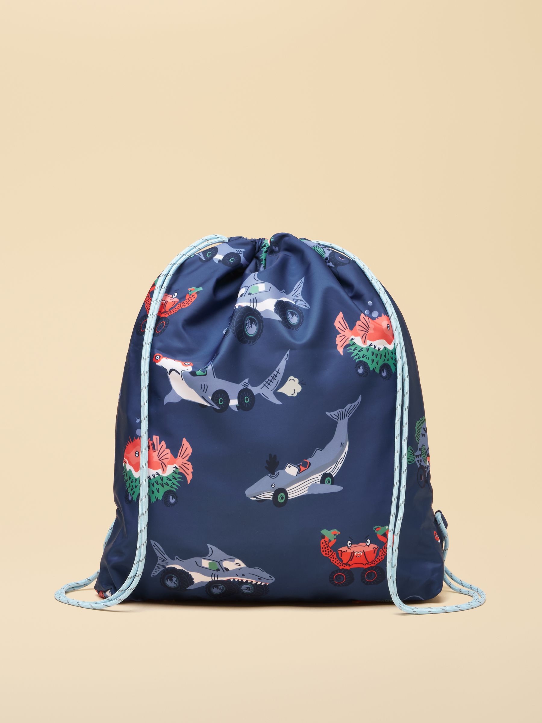 Adventurer Blue Fish Printed Drawstring Bag - Image 2 of 4