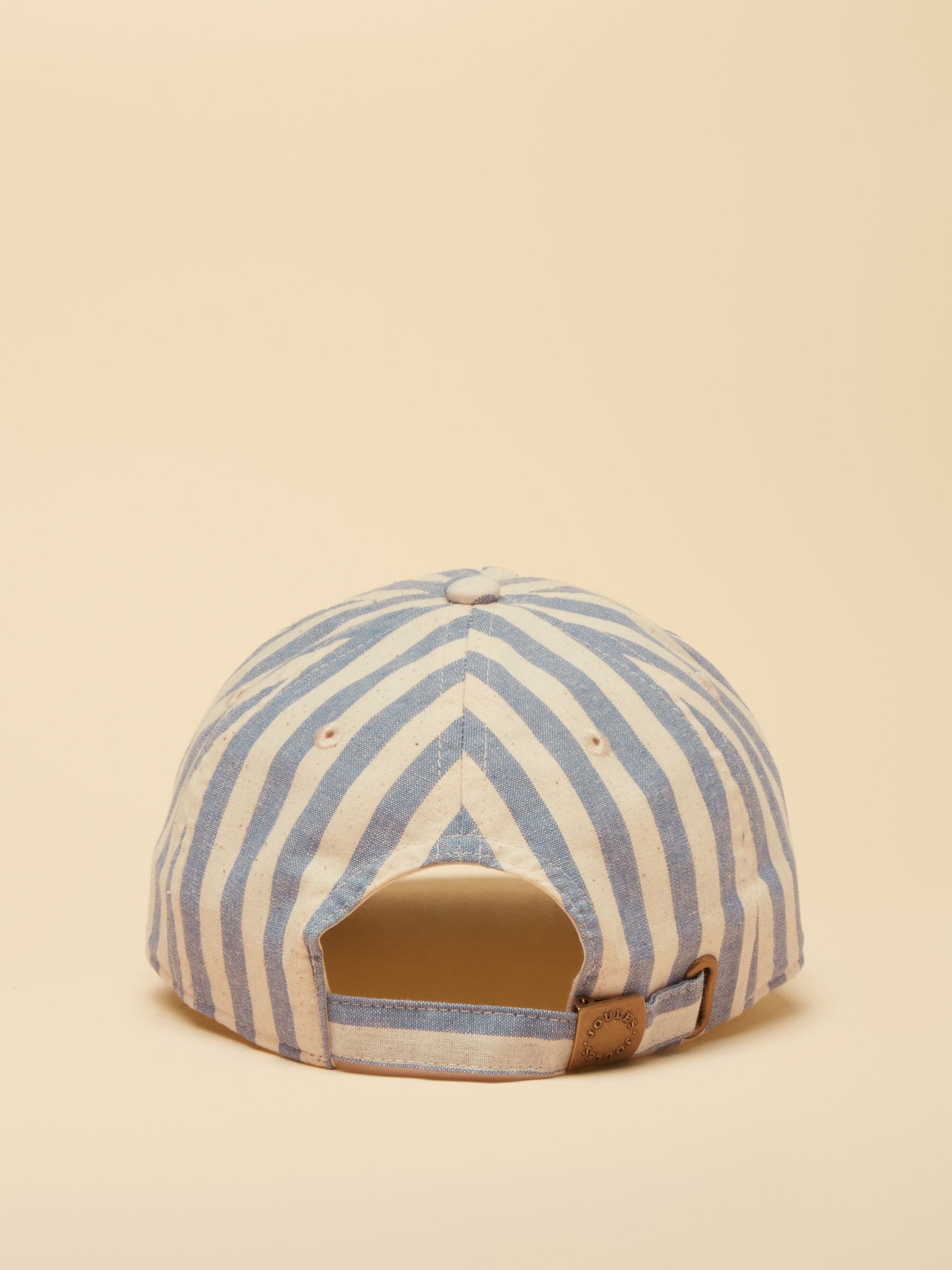 Kids' Daley Blue Ecru Stripe Baseball Cap - Image 2 of 3