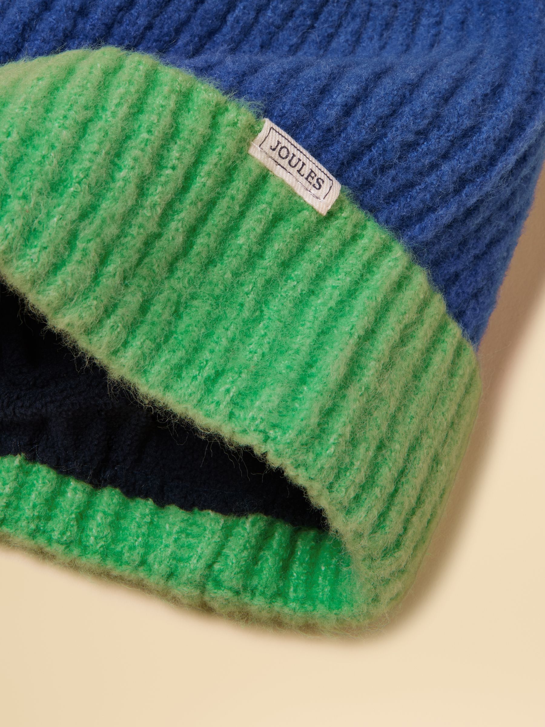 Explorer Blue Green Bobble Beanie - Image 3 of 3