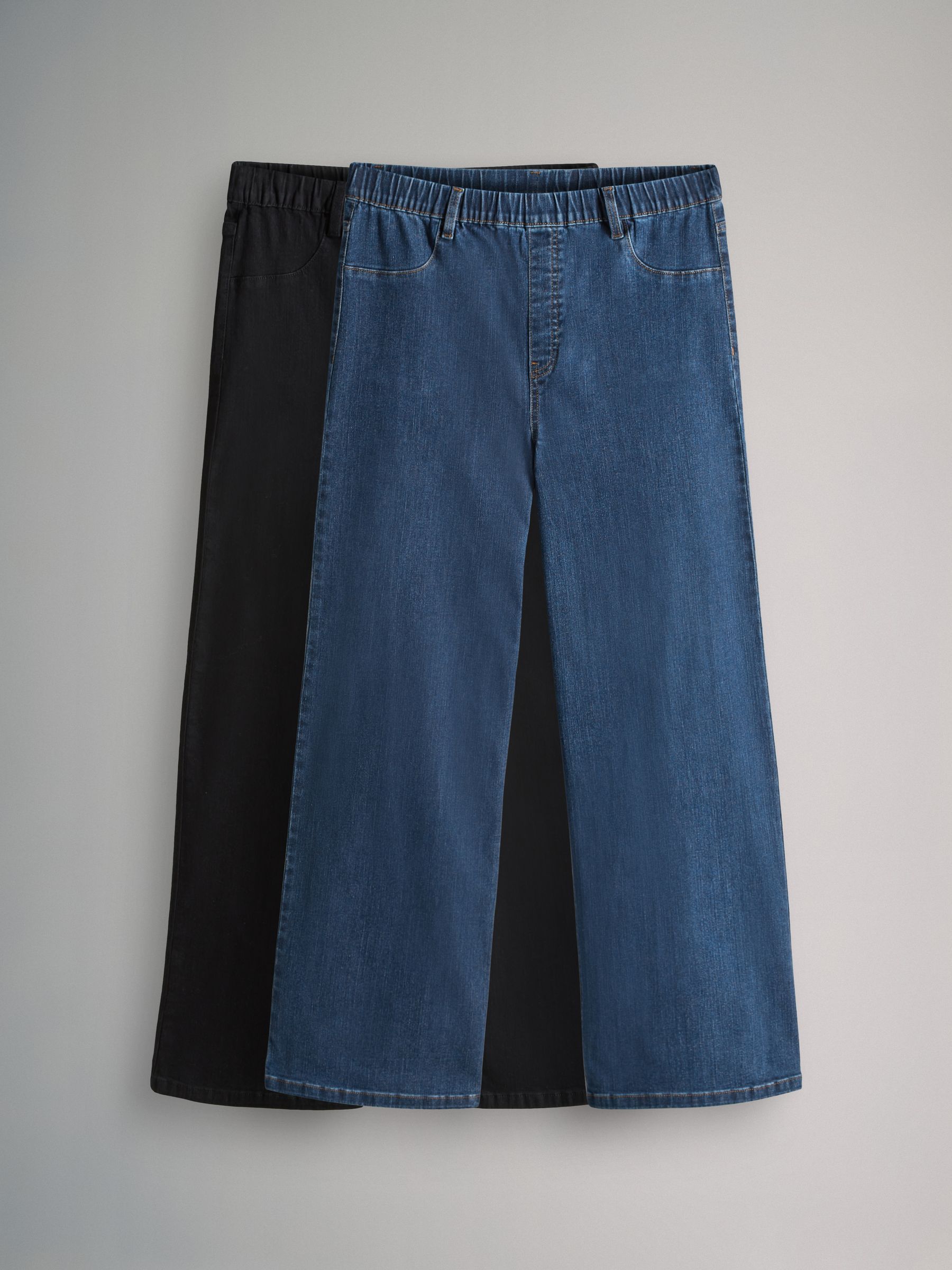 2 Pack Wide Leg Denim Jeggings - Image 1 of 5