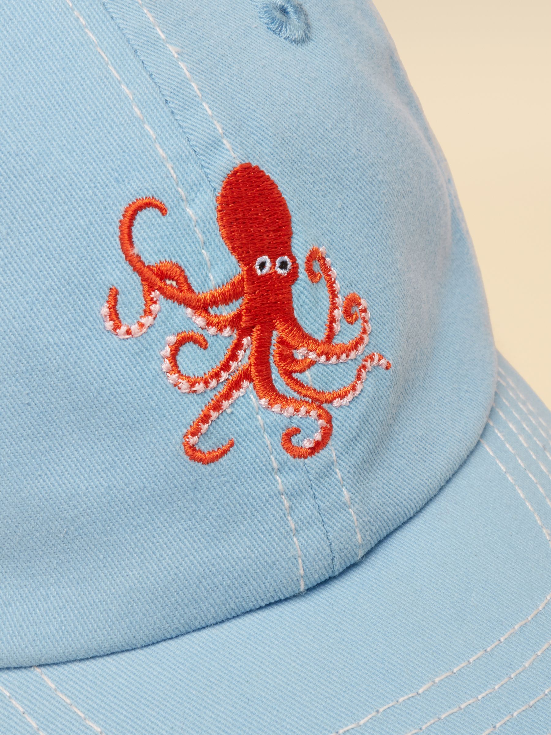 Kids' Daley Blue Octopus Baseball Cap - Image 3 of 4