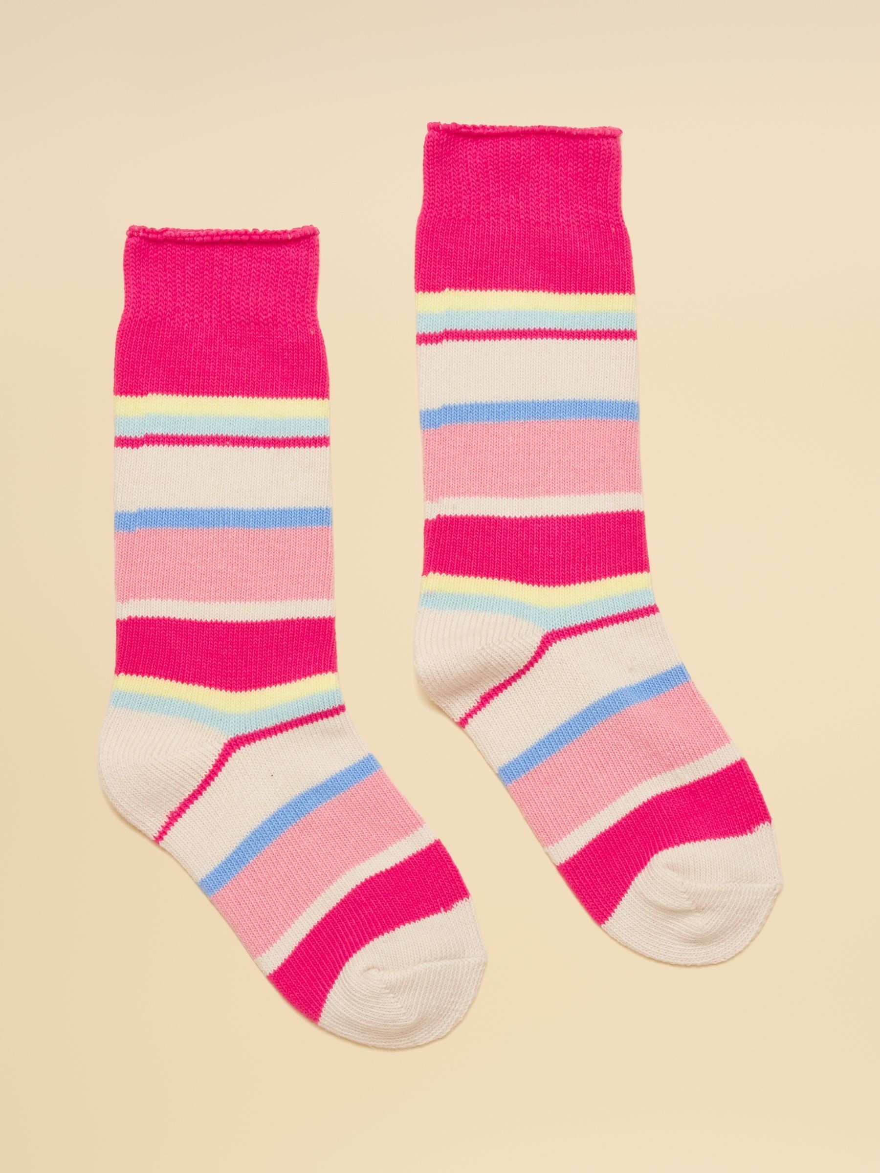 Kids' Wader Pink Multi Welly Sock - Image 1 of 3