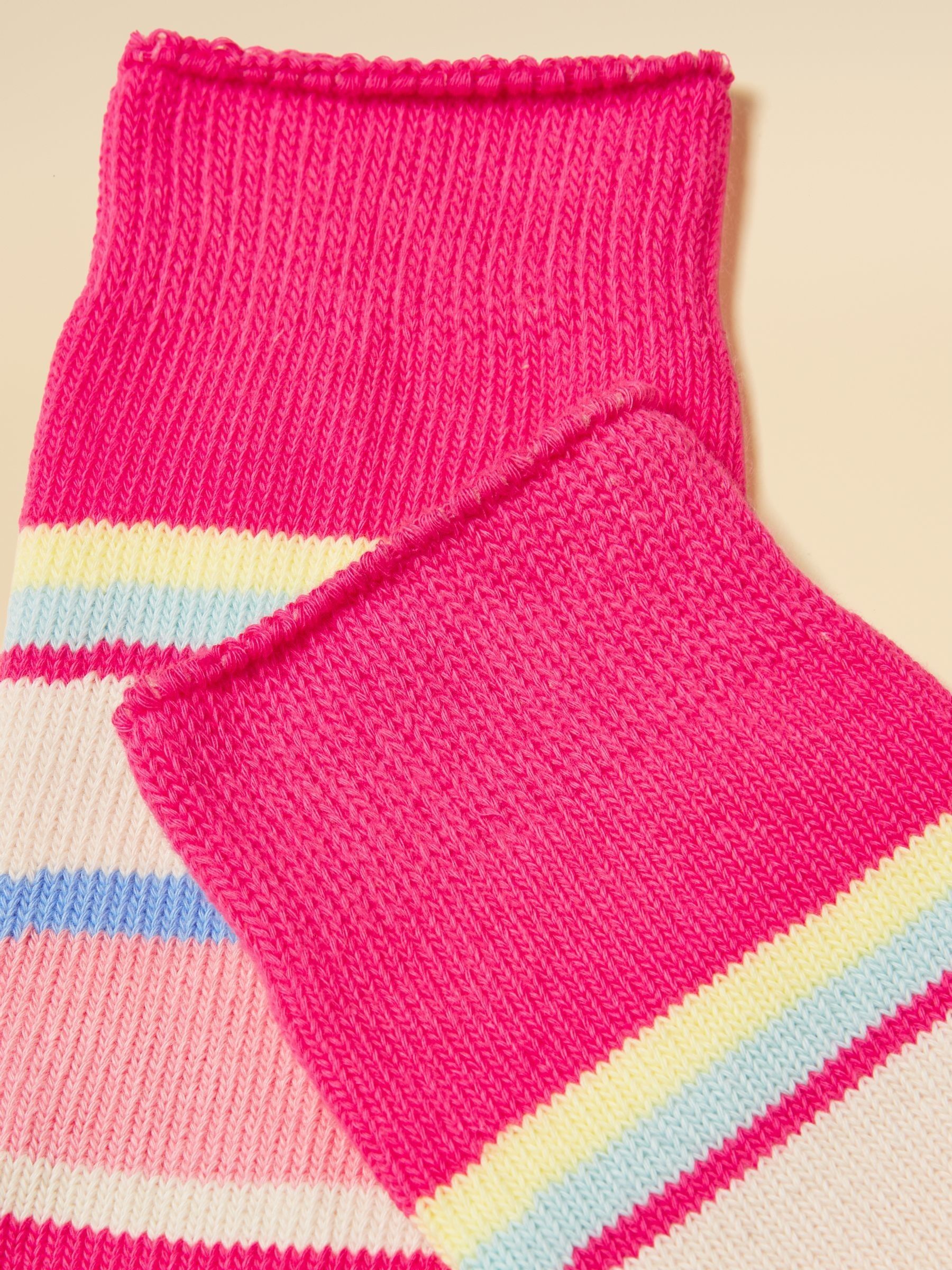 Kids' Wader Pink Multi Welly Sock - Image 2 of 3