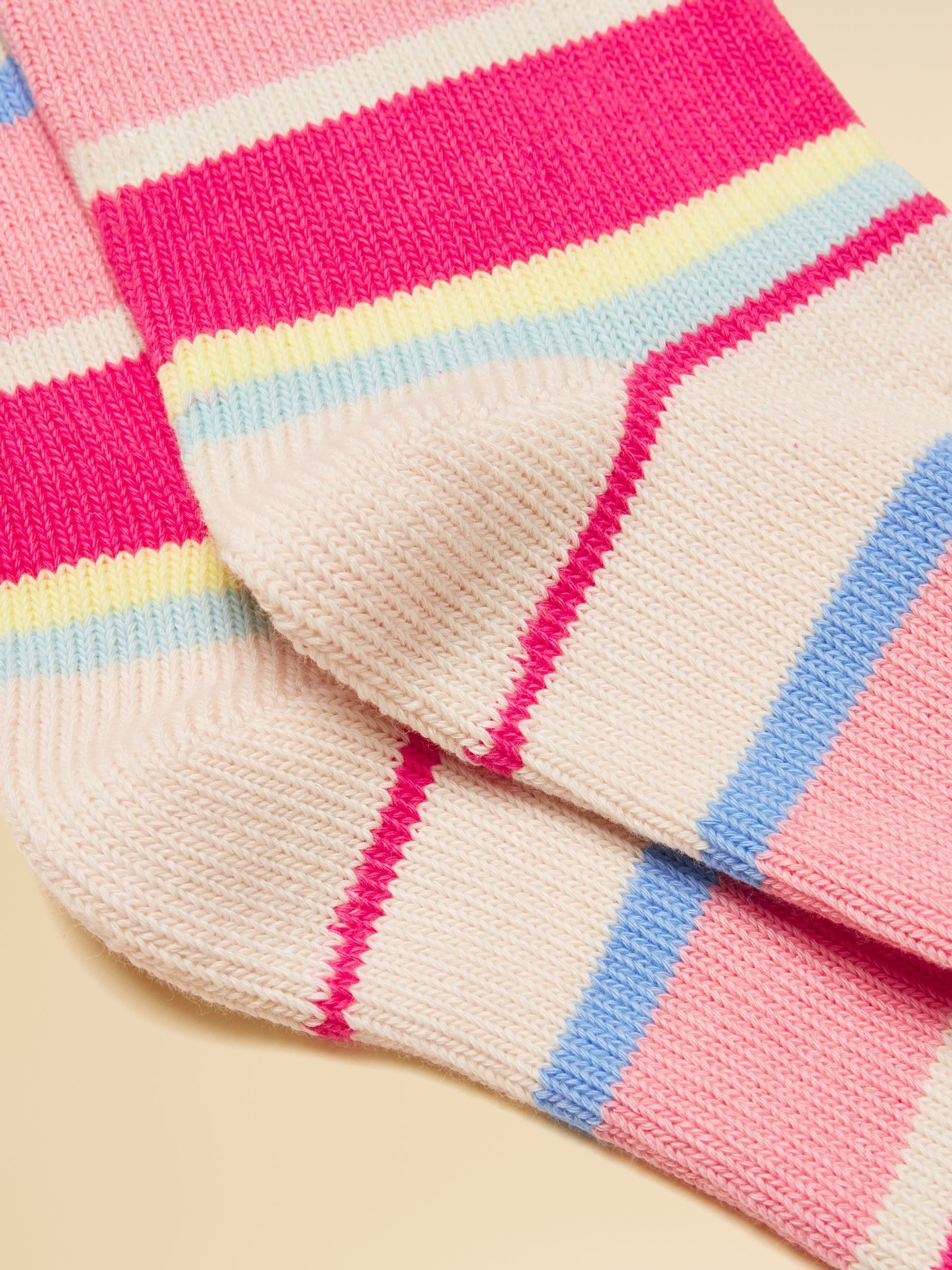 Kids' Wader Pink Multi Welly Sock - Image 3 of 3