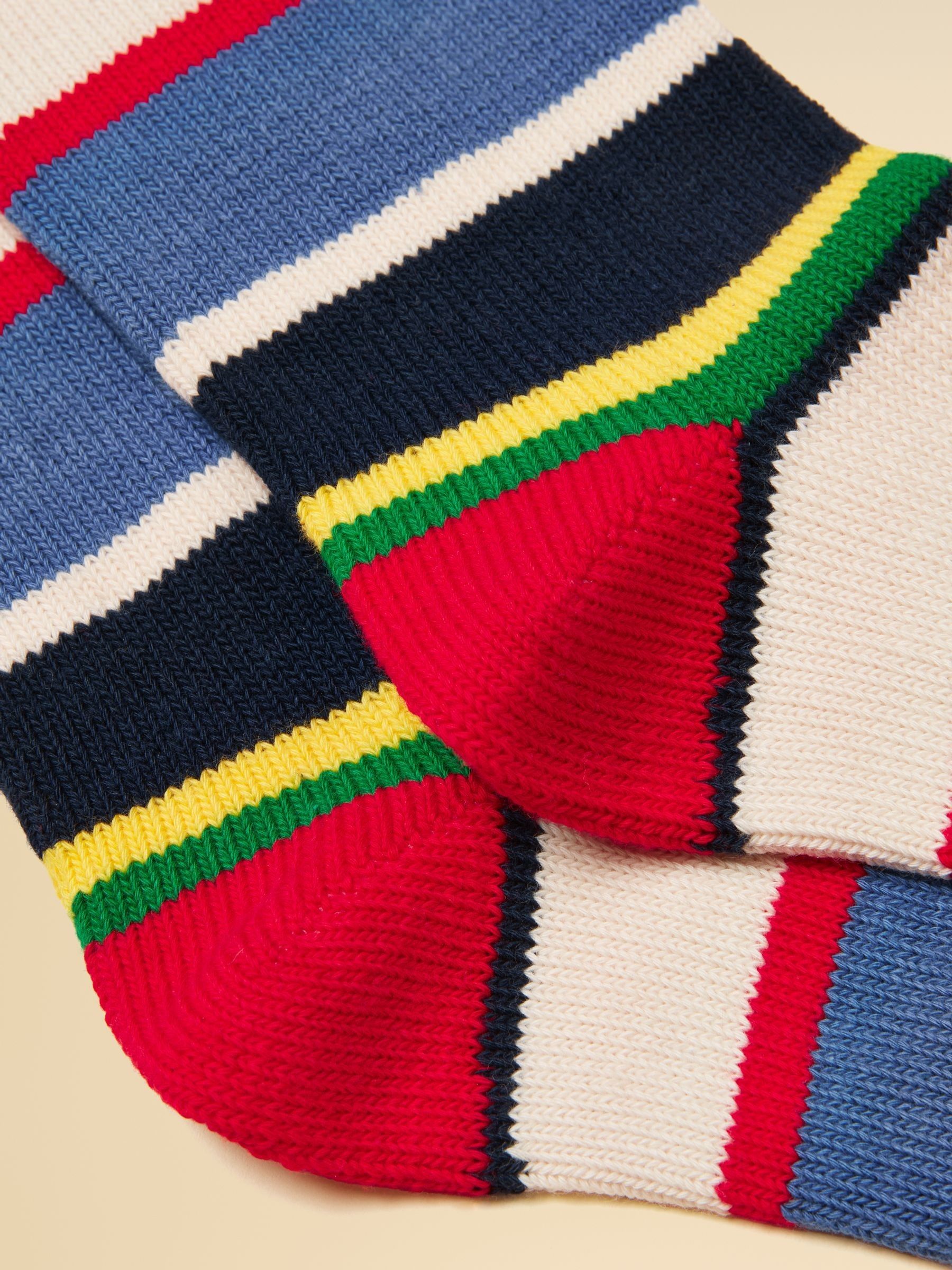 Kids' Wader Navy Multi Welly Sock - Image 3 of 3