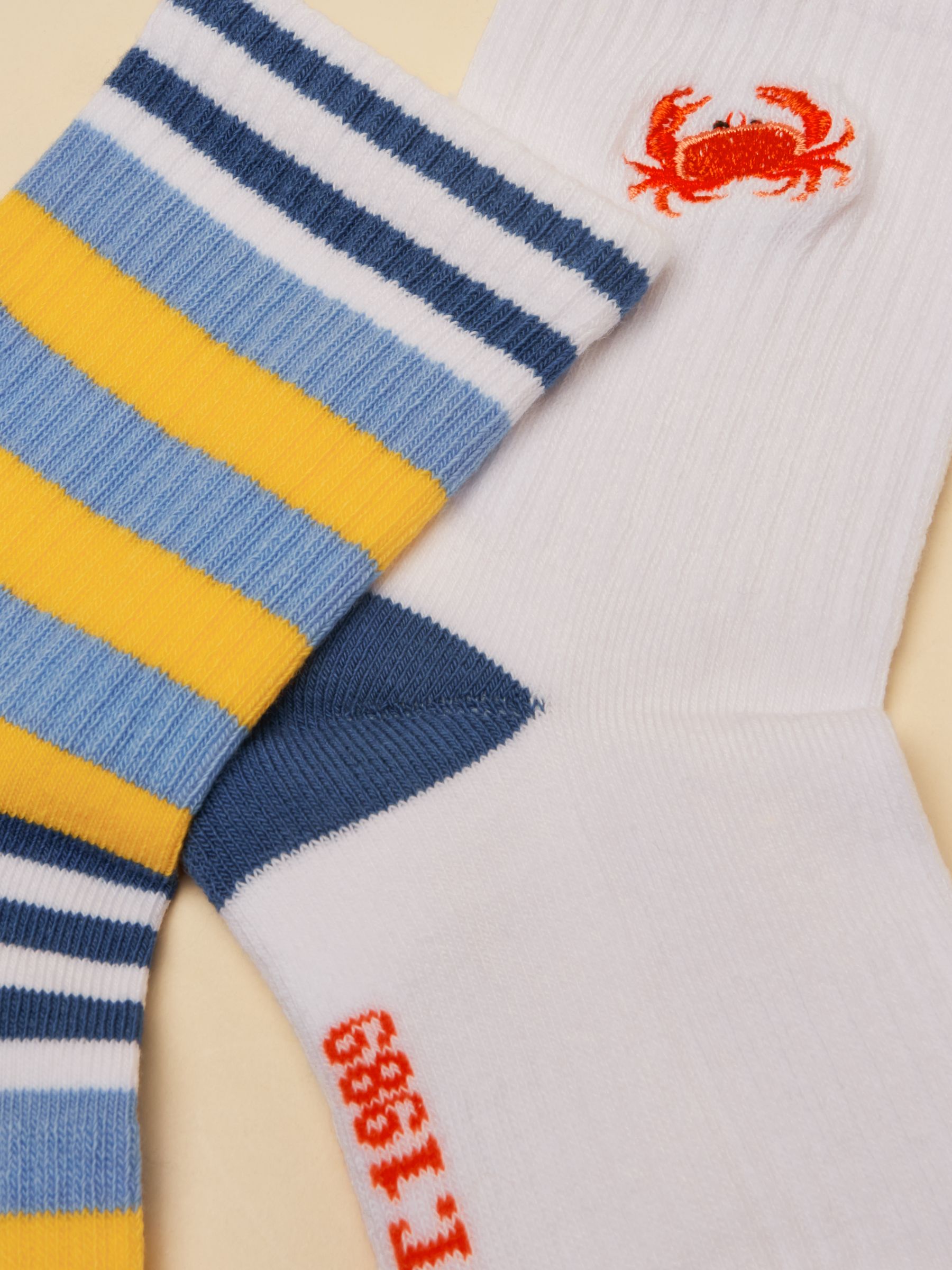 Kids' Volley Blue Crab 2 Pack Tennis Sock - Image 2 of 3