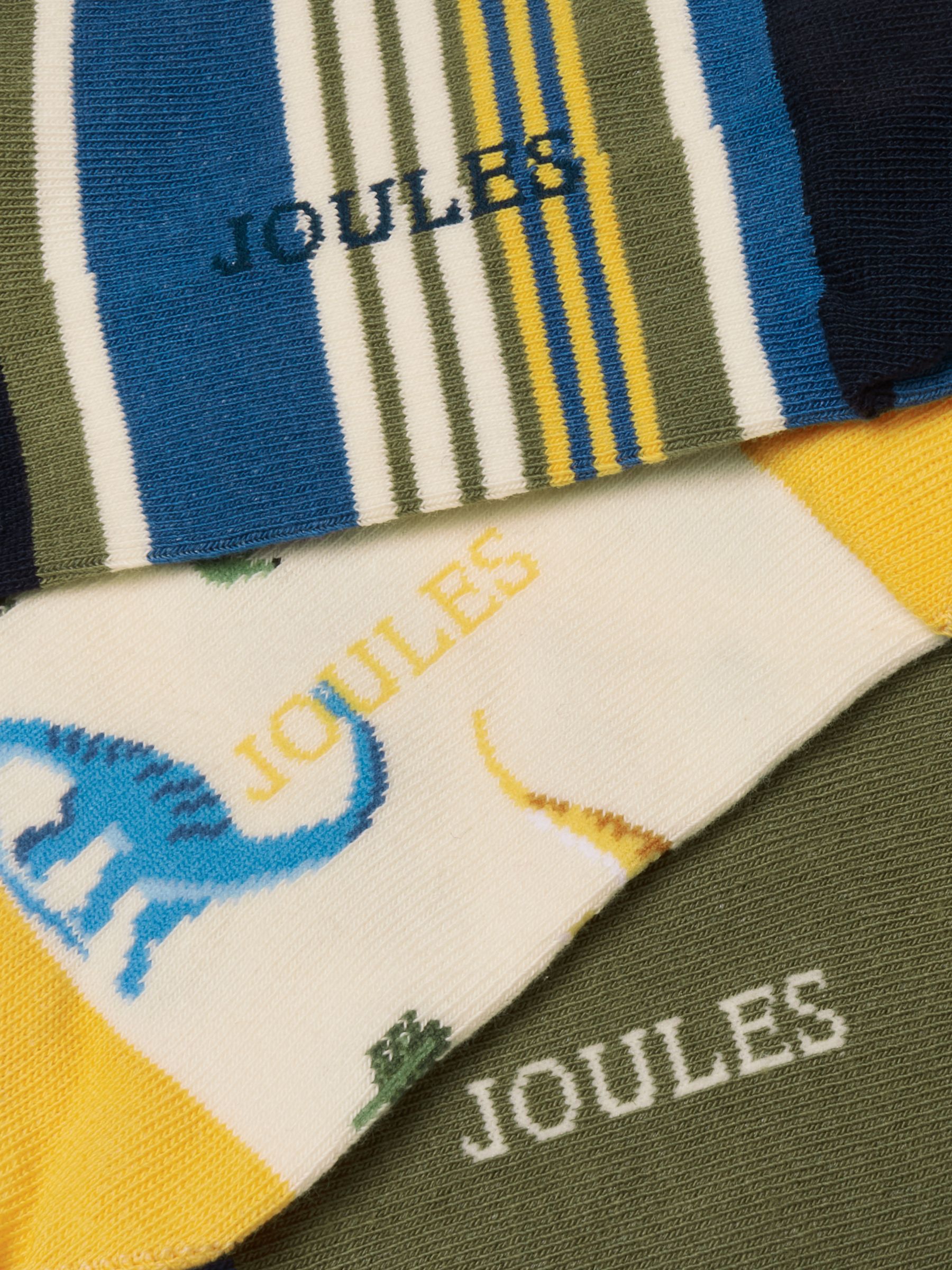 Kids' Rilla Green Dino 3 Pack Socks - Image 3 of 3