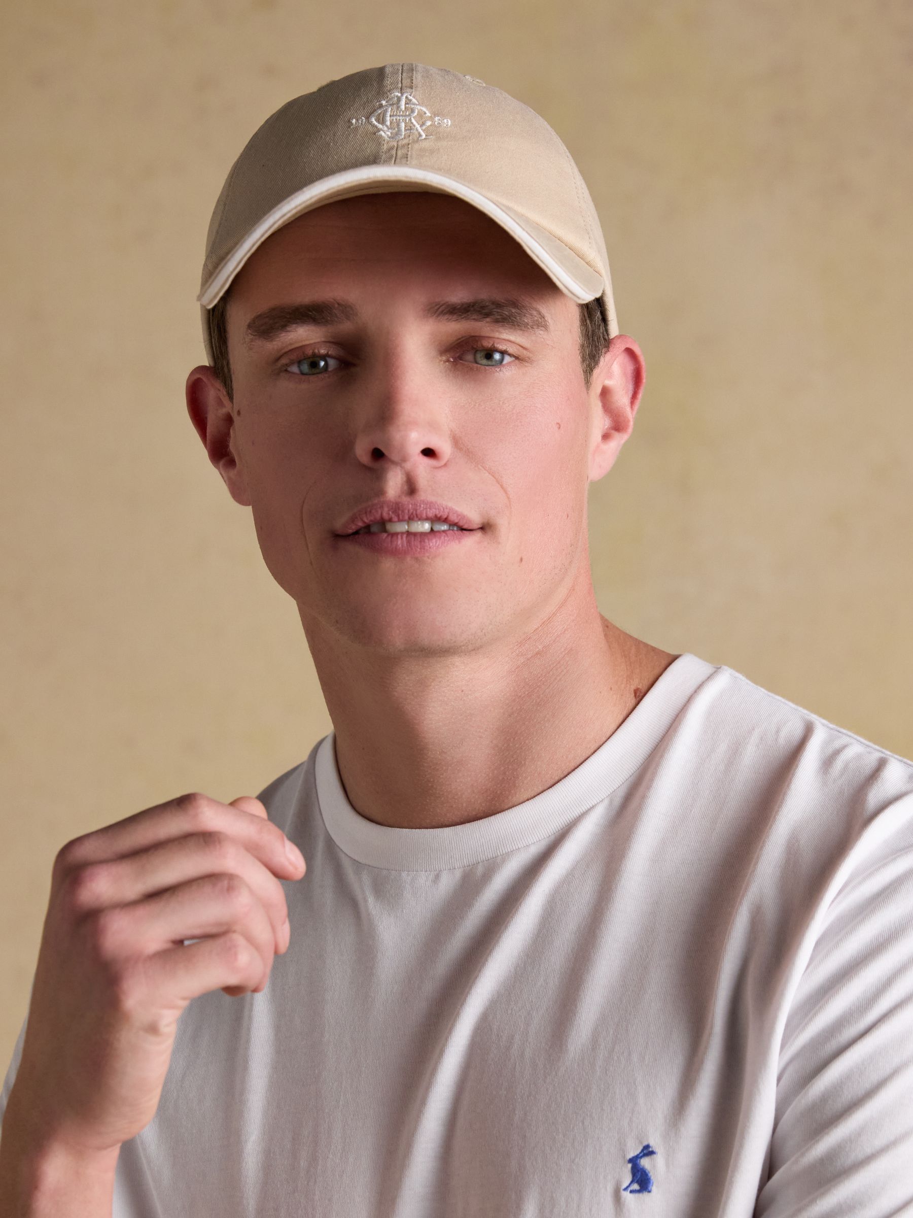 Daley Neutral Embroidered Baseball Cap - Image 1 of 3