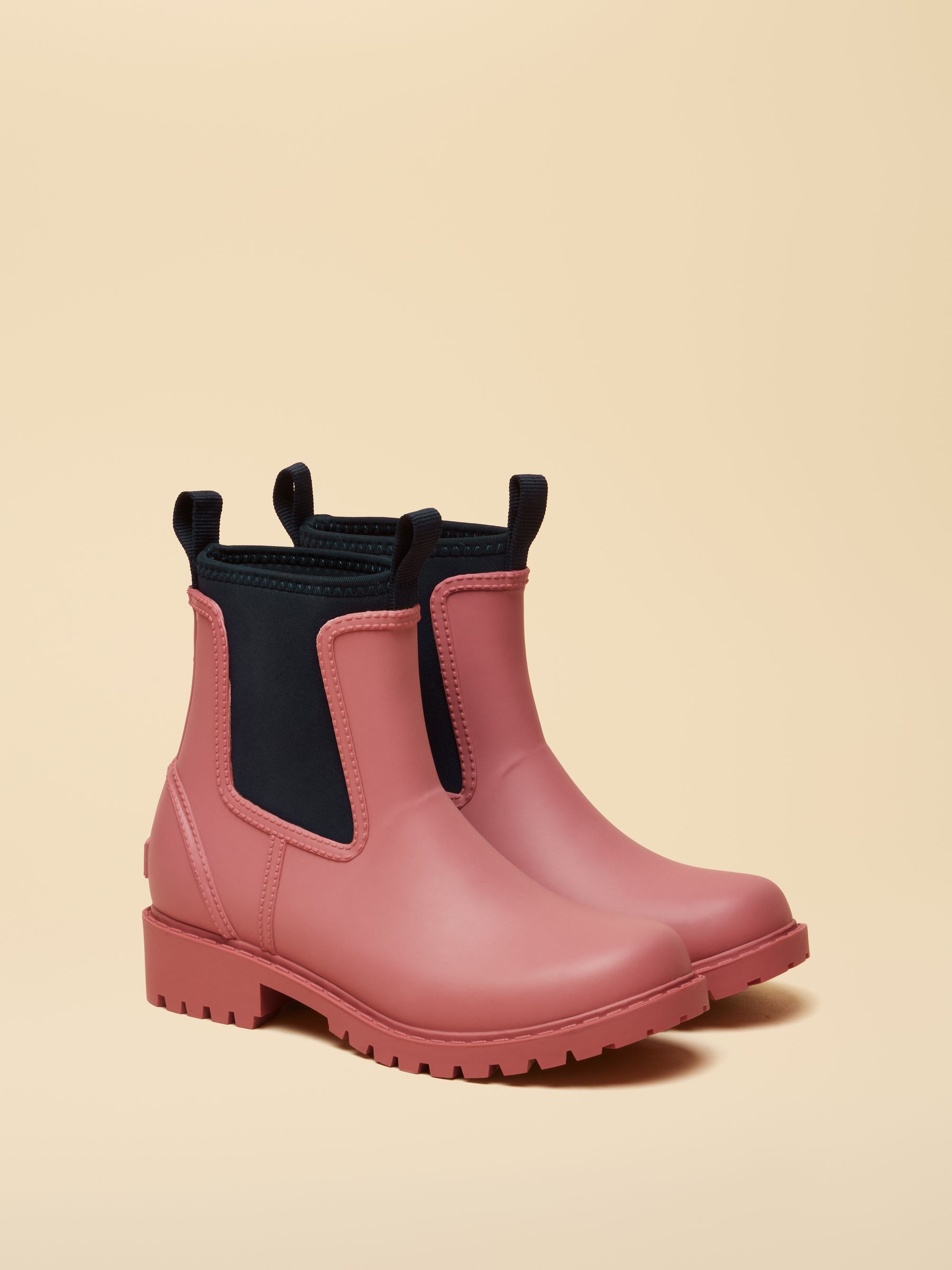 Oakfield Pink Neoprene Lined Ankle Wellies - Image 1 of 5