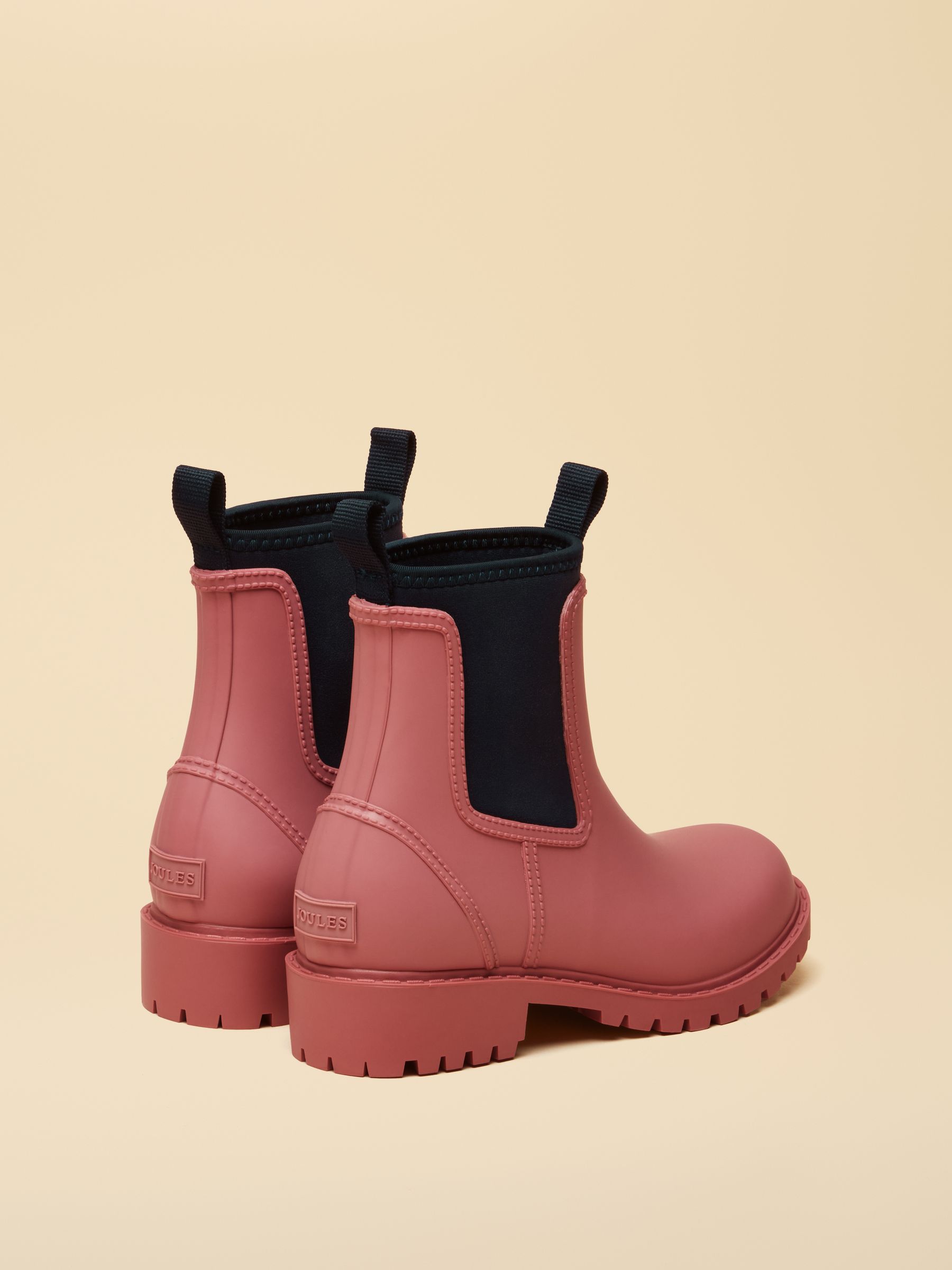 Oakfield Pink Neoprene Lined Ankle Wellies - Image 3 of 5