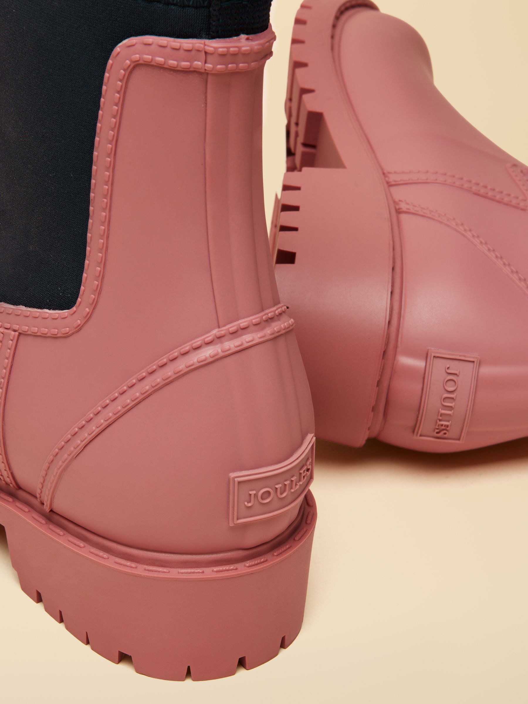 Oakfield Pink Neoprene Lined Ankle Wellies - Image 5 of 5