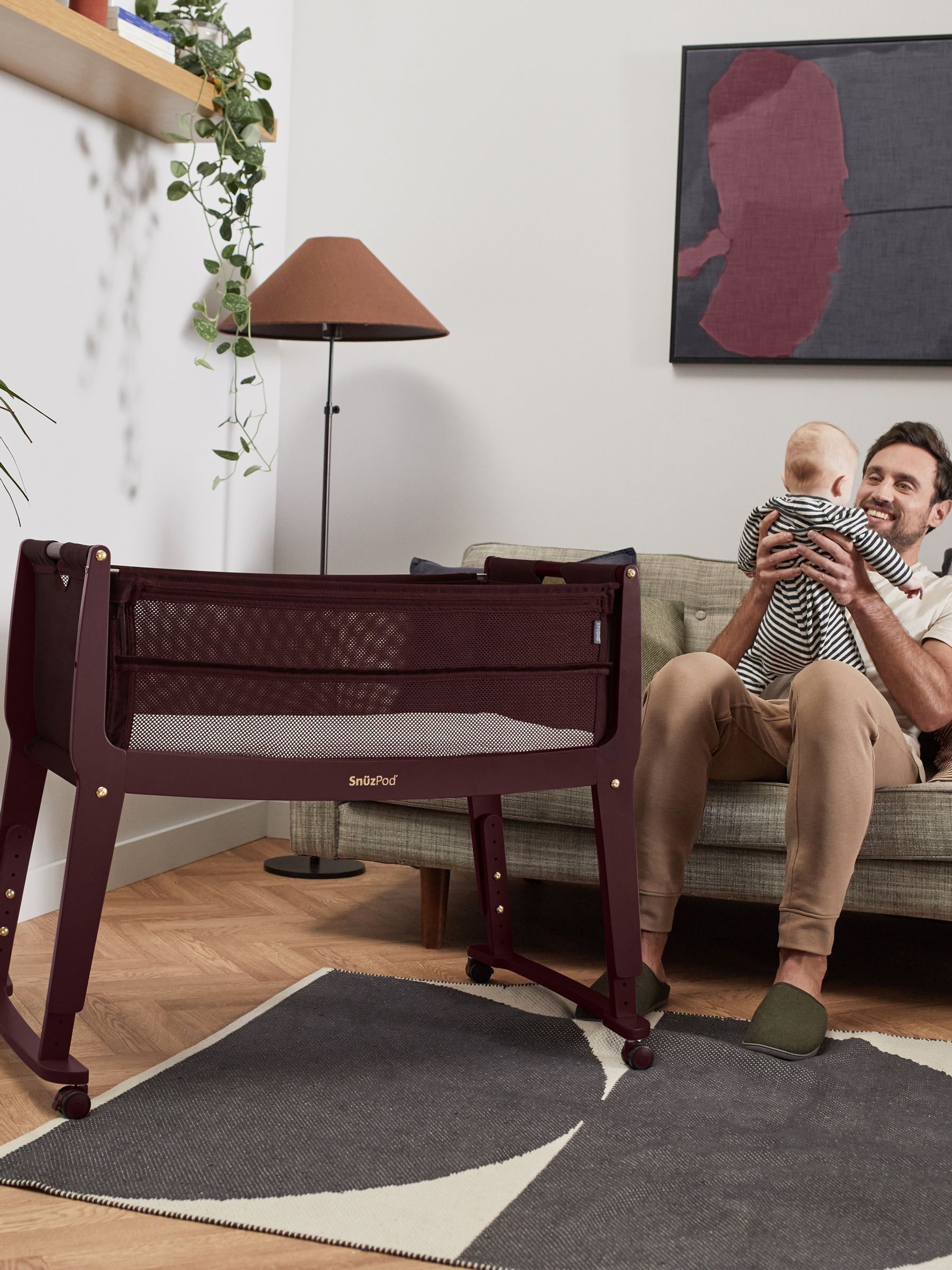 Snuz Rome SnuzPod Studio Bedside Crib - Image 6 of 8