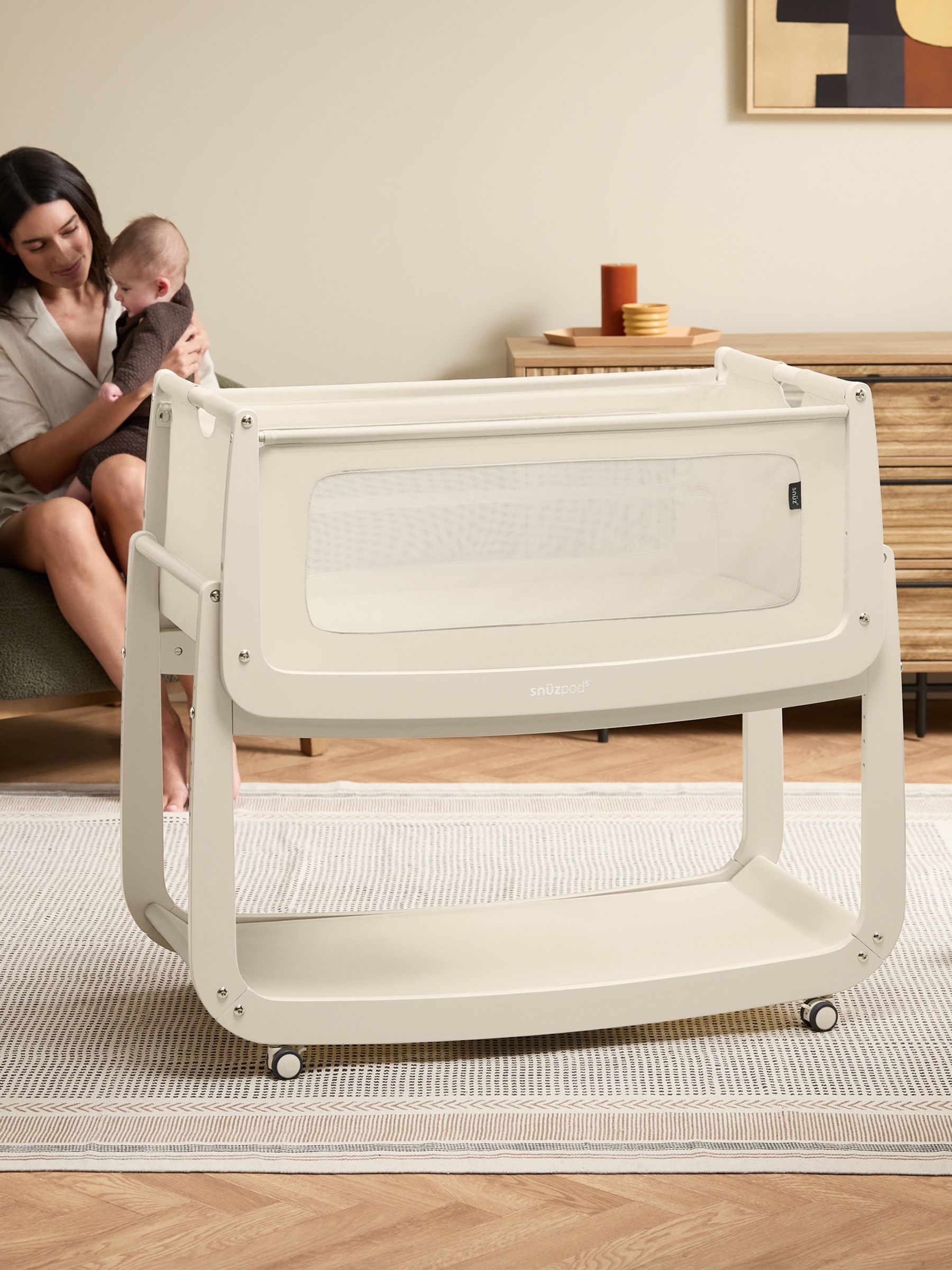 Snuz Cashmere SnuzPod 5 Bedside Crib - Image 4 of 8