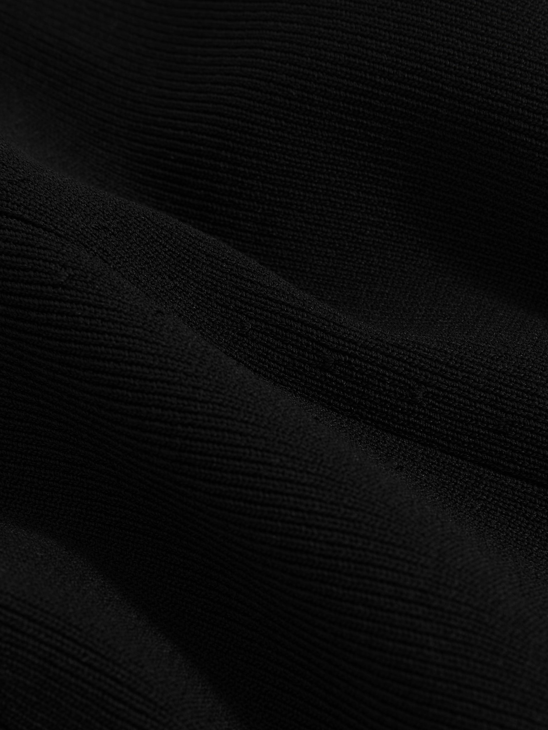 Low-Back Rib-Knit Vest in Black - image 2