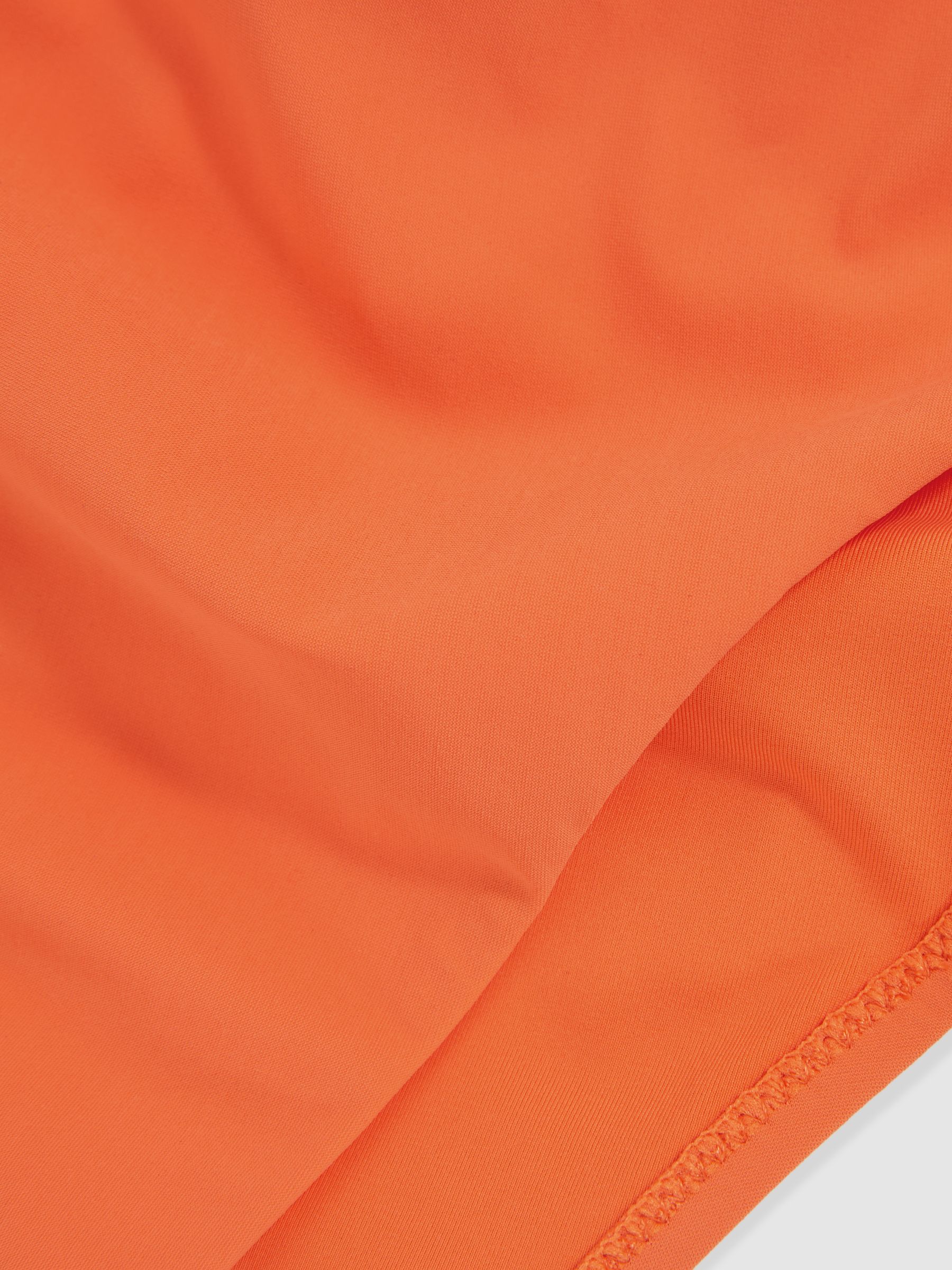 High Cut Bikini Bottoms in Coral Orange - Image 5 of 5