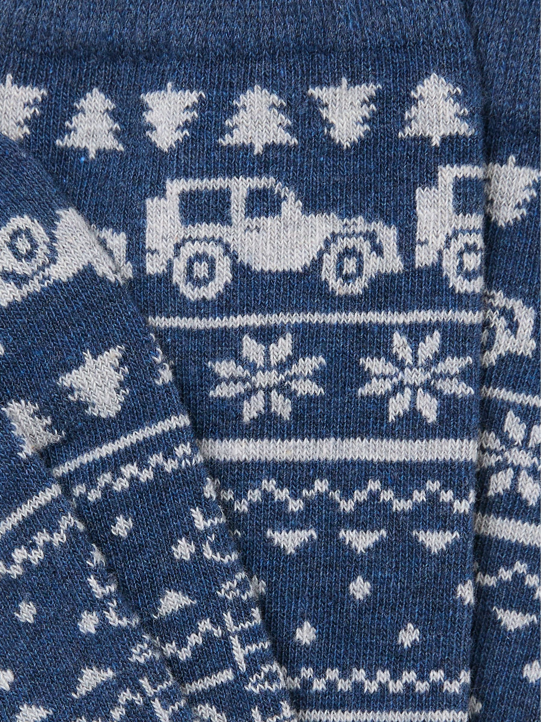 Navy Fairisle Off Roader Socks - Image 2 of 2