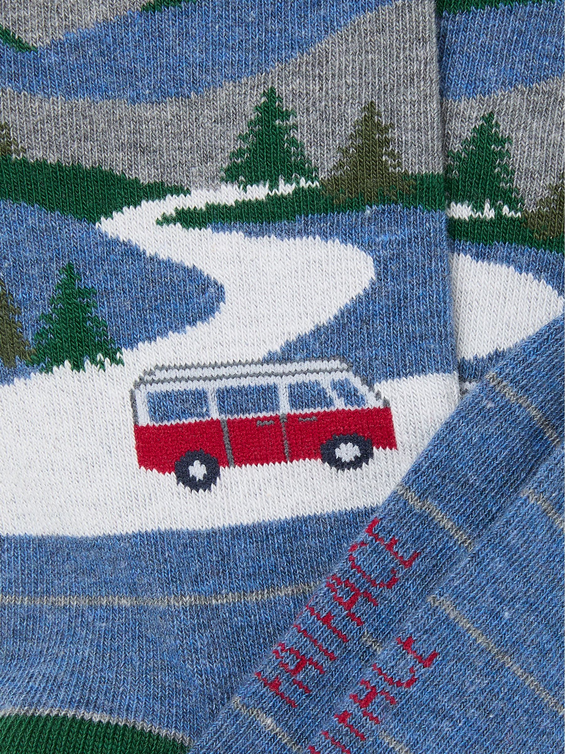 Blue Camper Scene Socks - Image 2 of 2