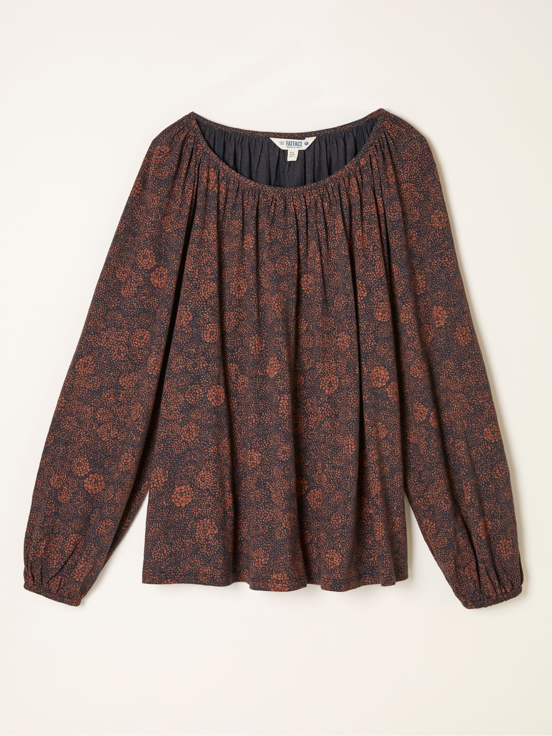 Lily Black Circle Floral Lily Circle Floral Top - Image 6 of 6 Lily Black Circle Floral Lily Circle Floral Top - Image 6 of 6