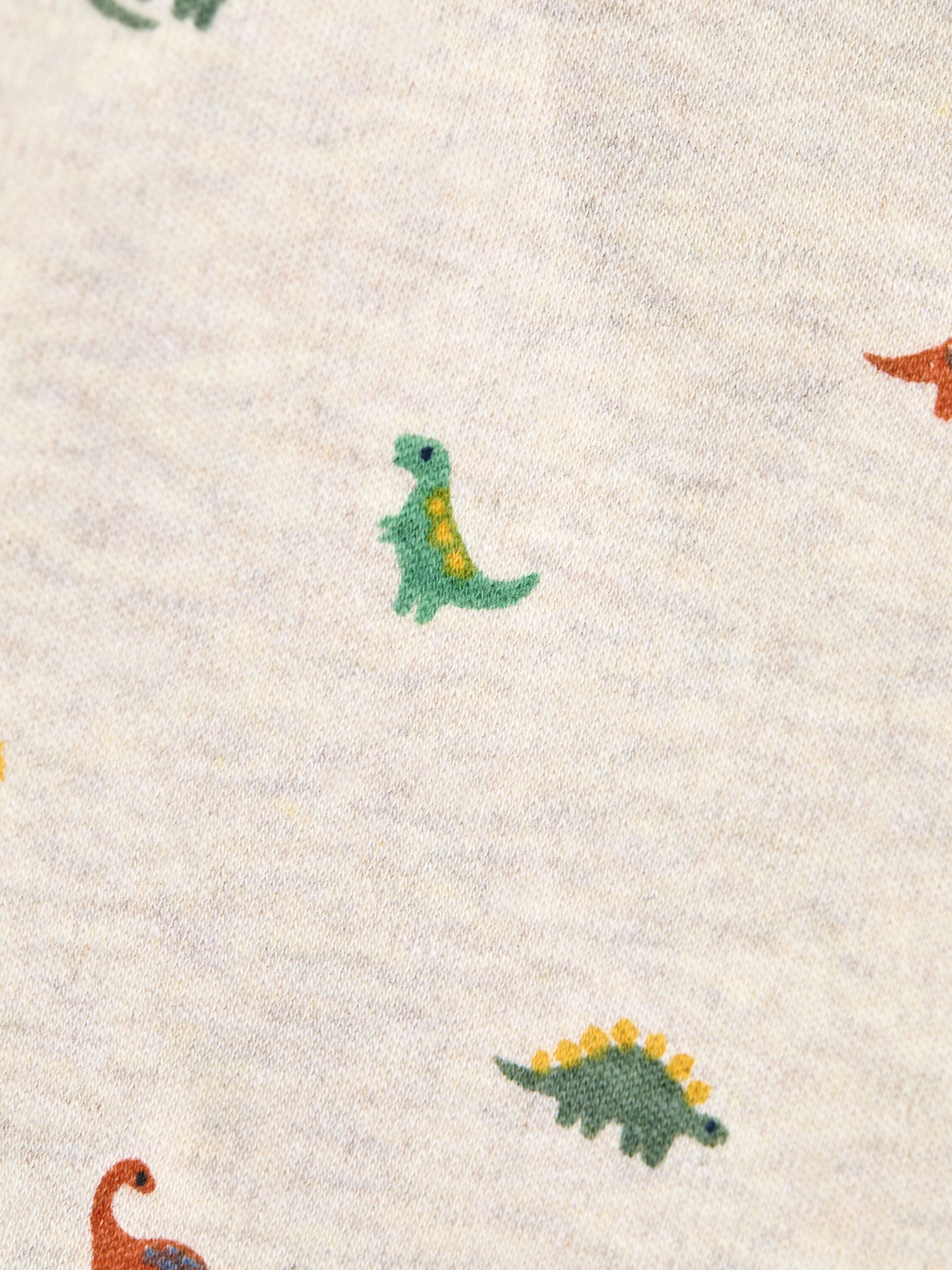 Green 2-Piece Appliqué Dungarees & Print Top Set - Image 7 of 9