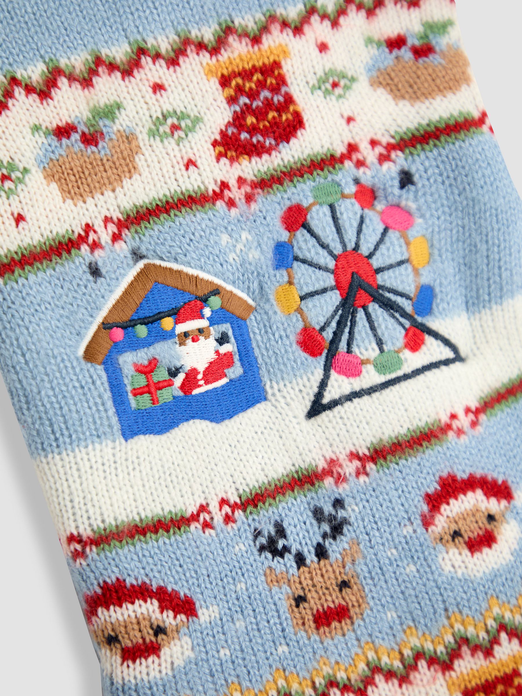Christmas Knitted Stocking - Image 2 of 2