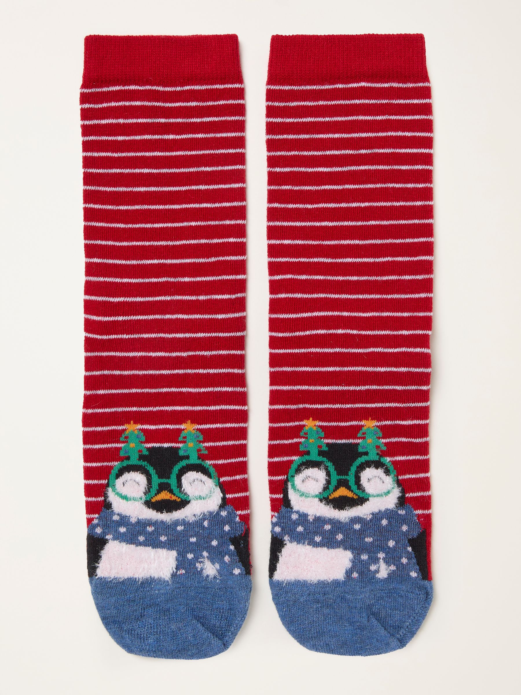 Red Penguin Toe Socks - Image 1 of 2
