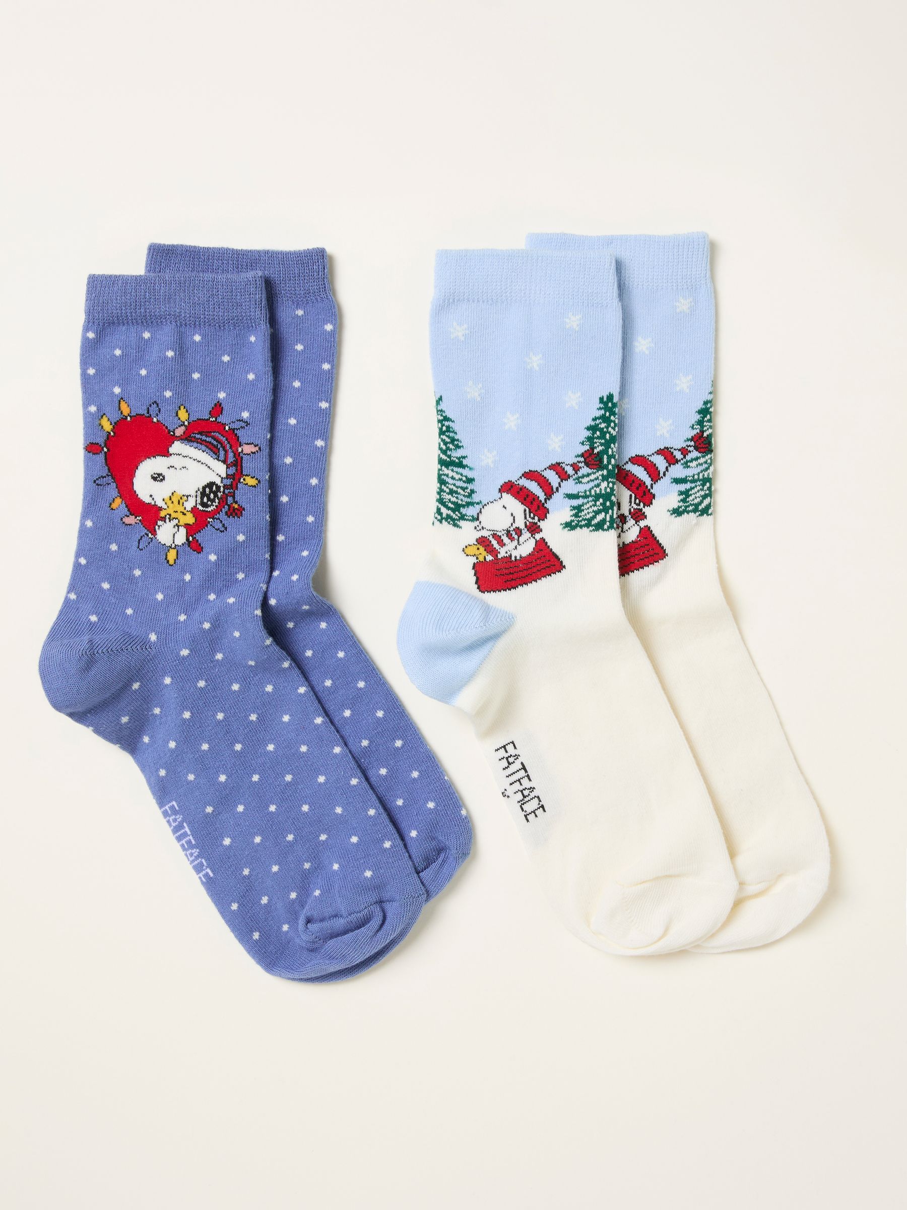 Blue 2 Pairs of Snoopy Socks - Image 2 of 2