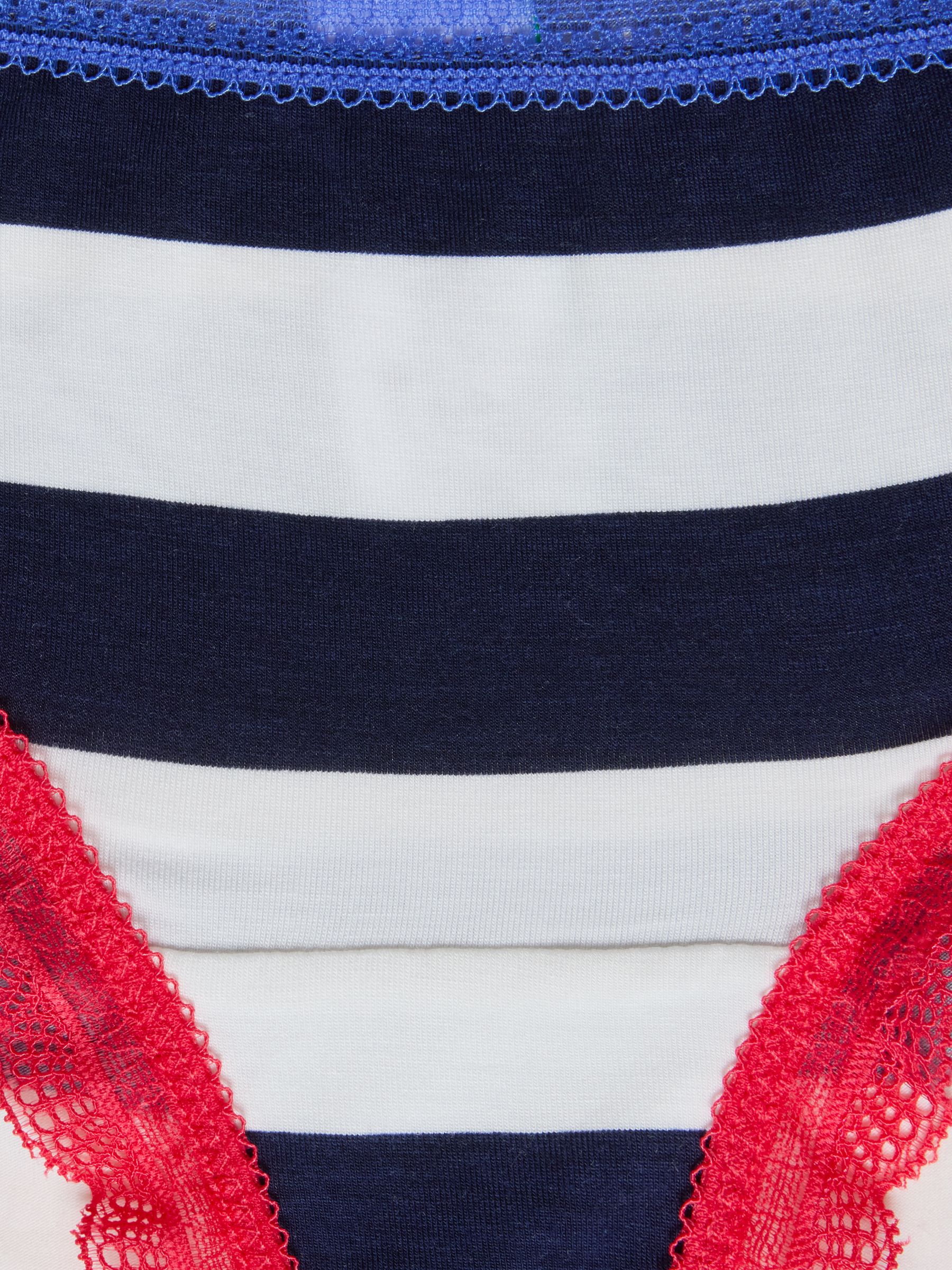 Navy & White Stripe Knickers - Image 3 of 3 Navy & White Stripe Knickers - Image 3 of 3